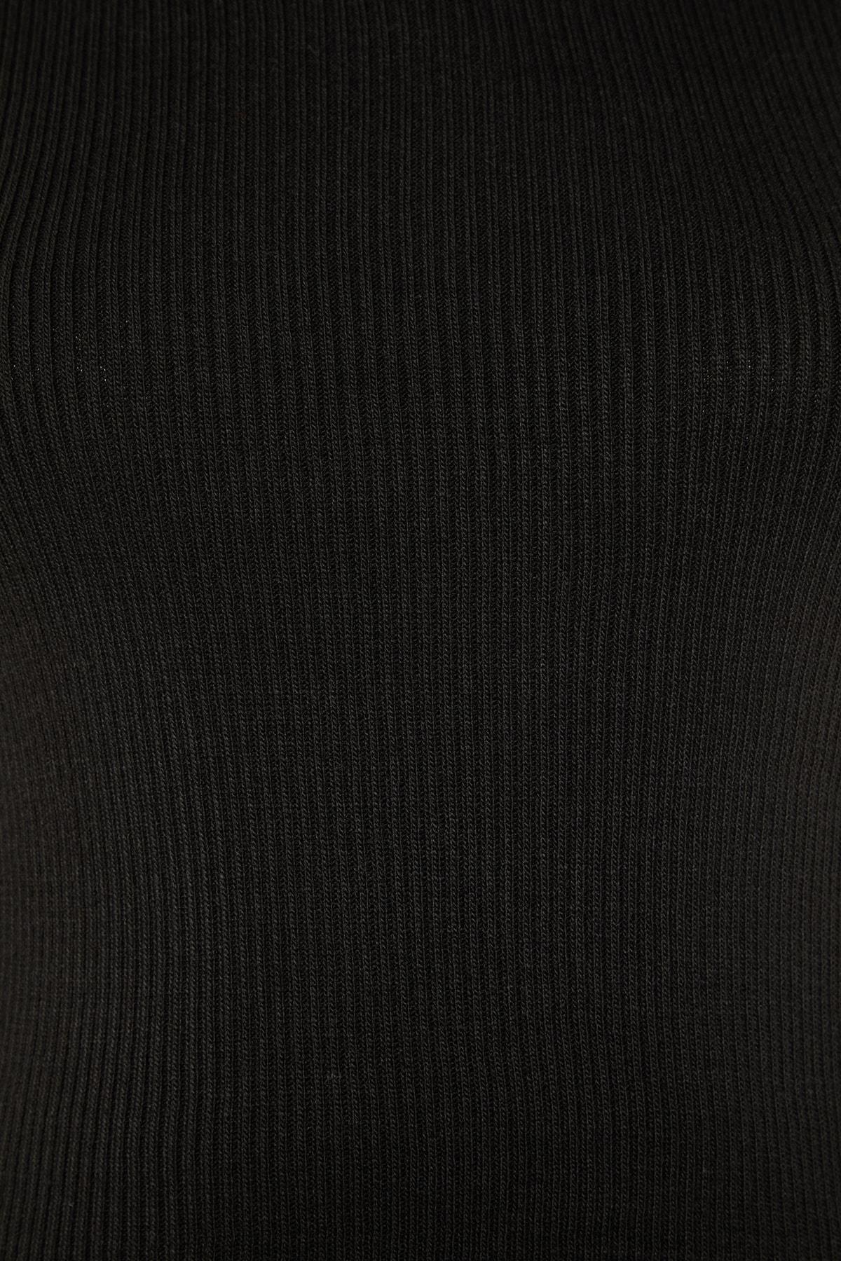 Black Fitted Plus Size Co-Ord Set, , large image number 7
