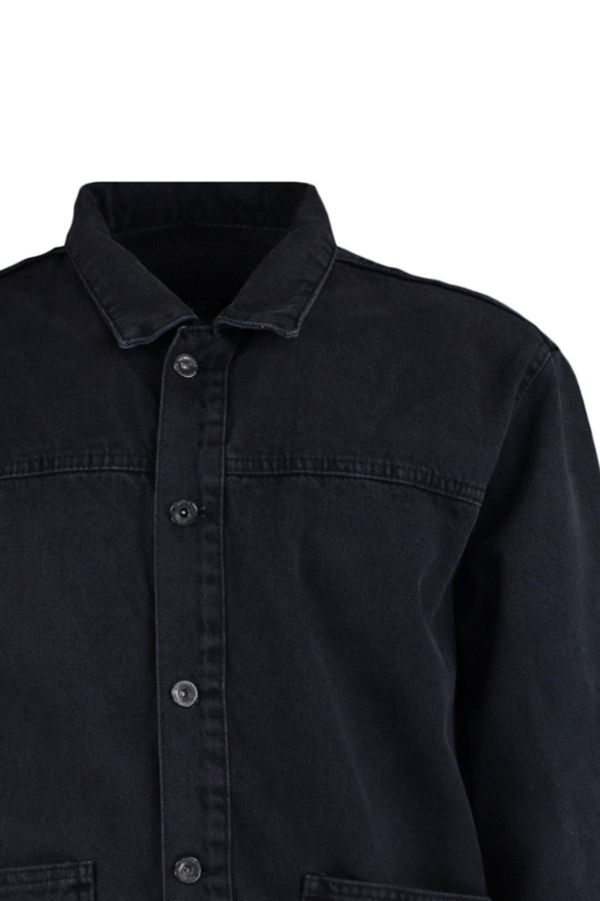 Black Regular Jacket, , large image number 6