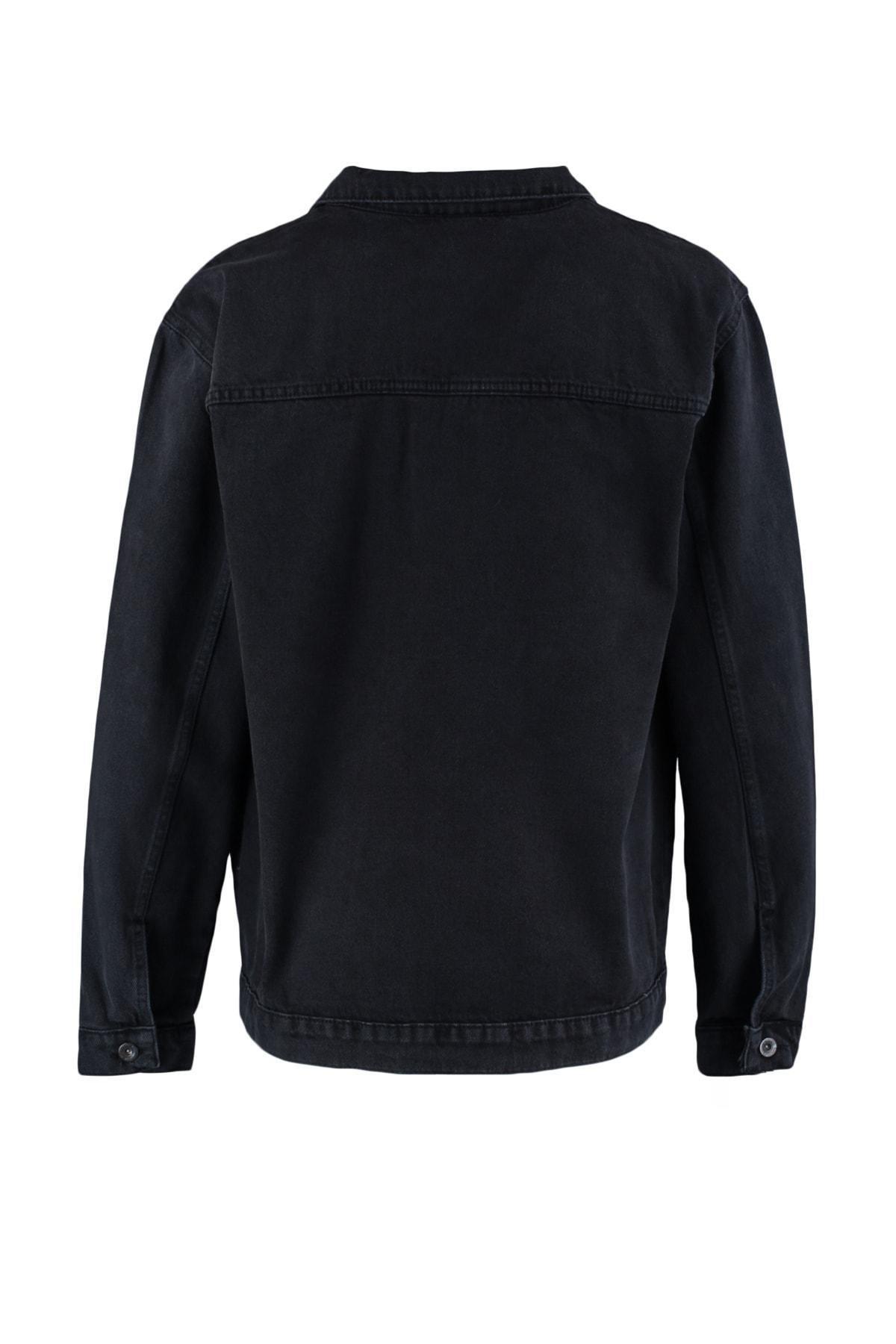 Black Regular Jacket, , large image number 7