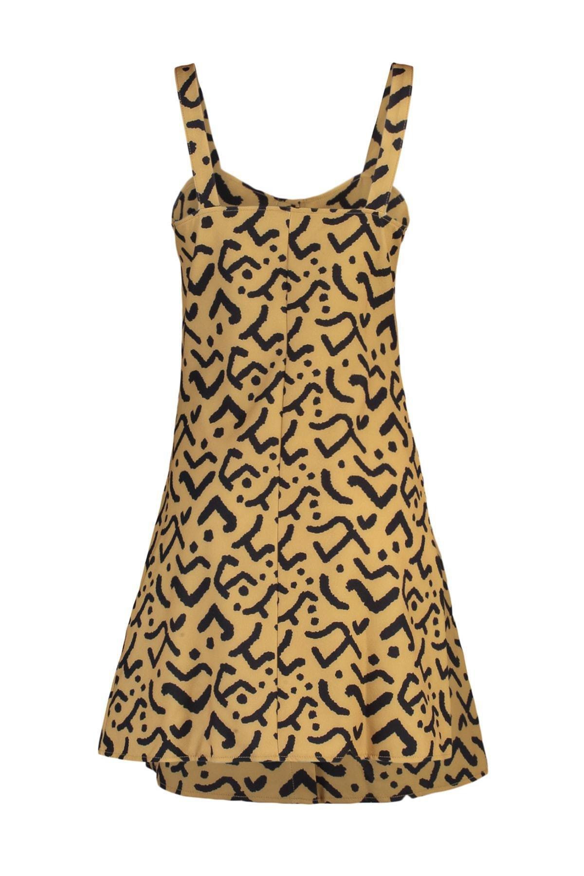 Brown Polka Dot Dress, , large image number 7