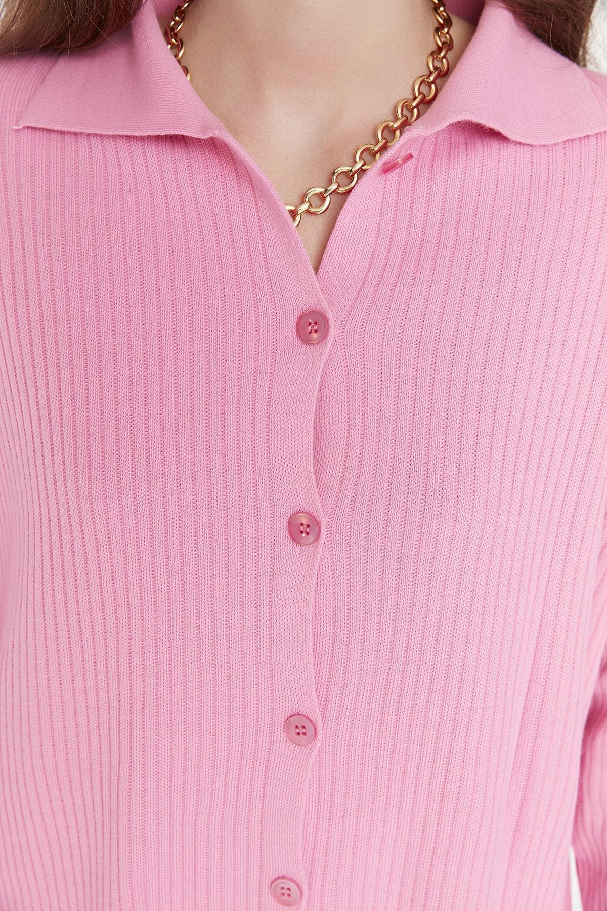 Pink Lapel Collar Co-Ord Set, , large image number 2