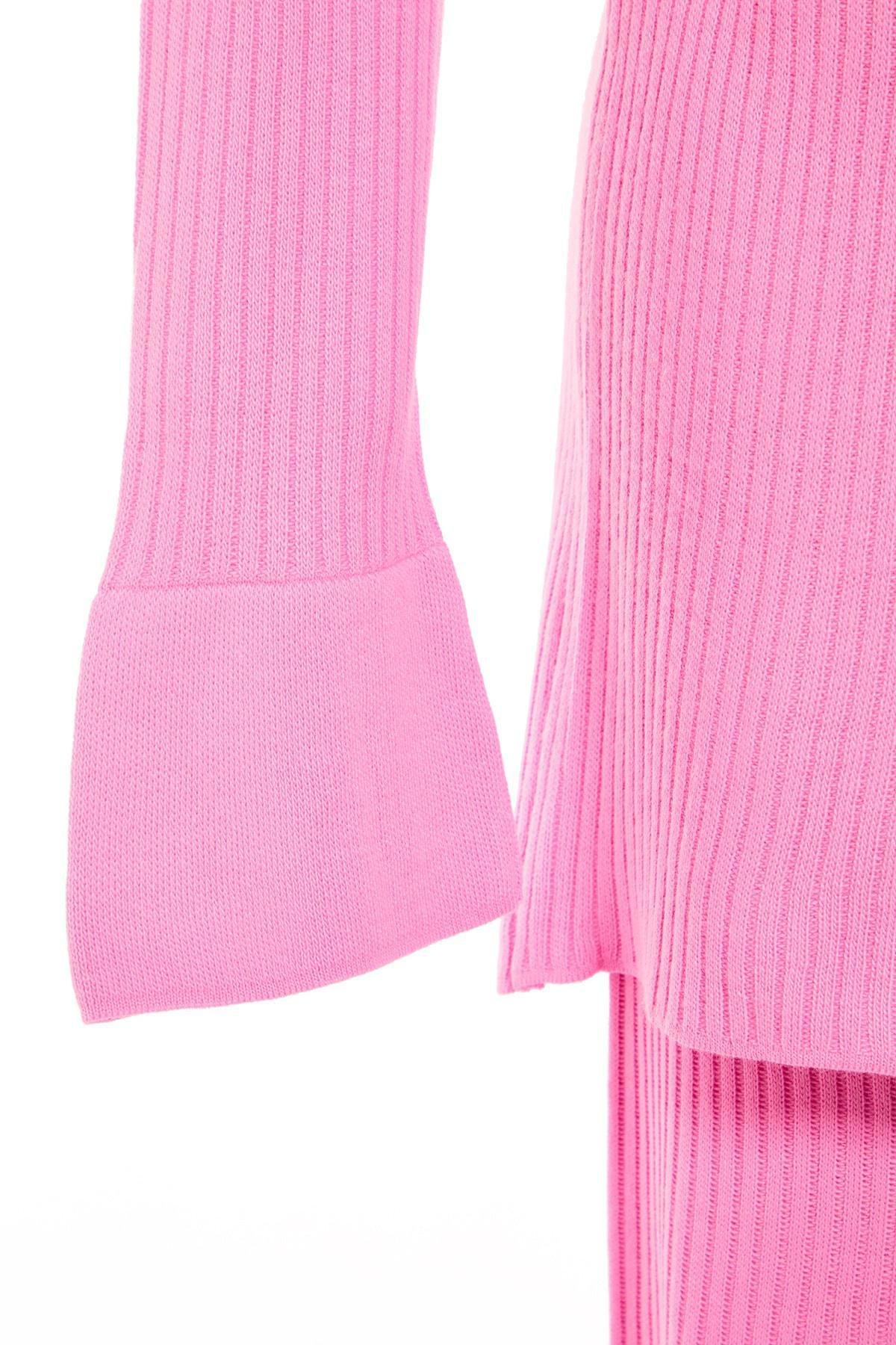 Pink Lapel Collar Co-Ord Set, , large image number 7