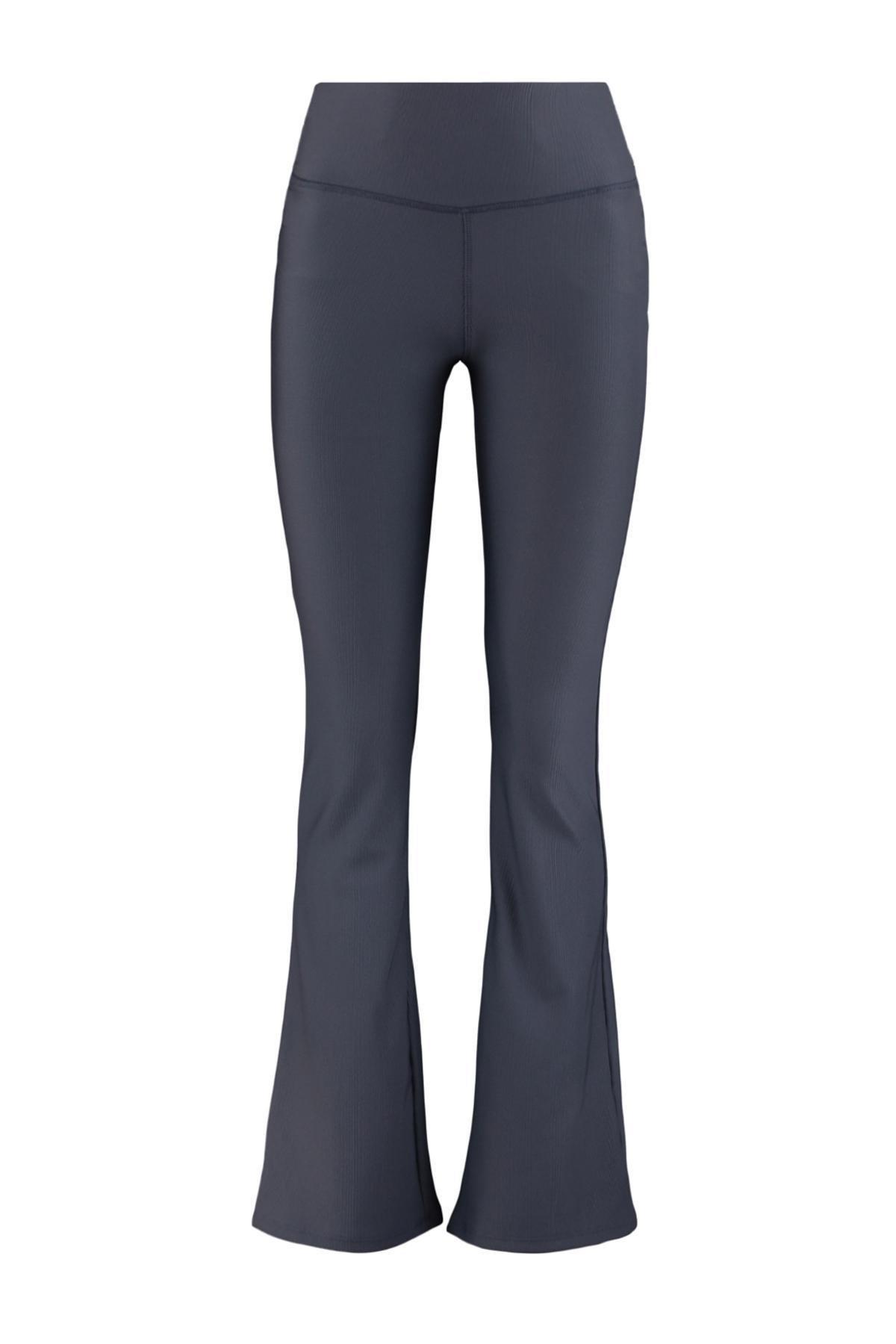 Gray High Waist Leggings, , large image number 7