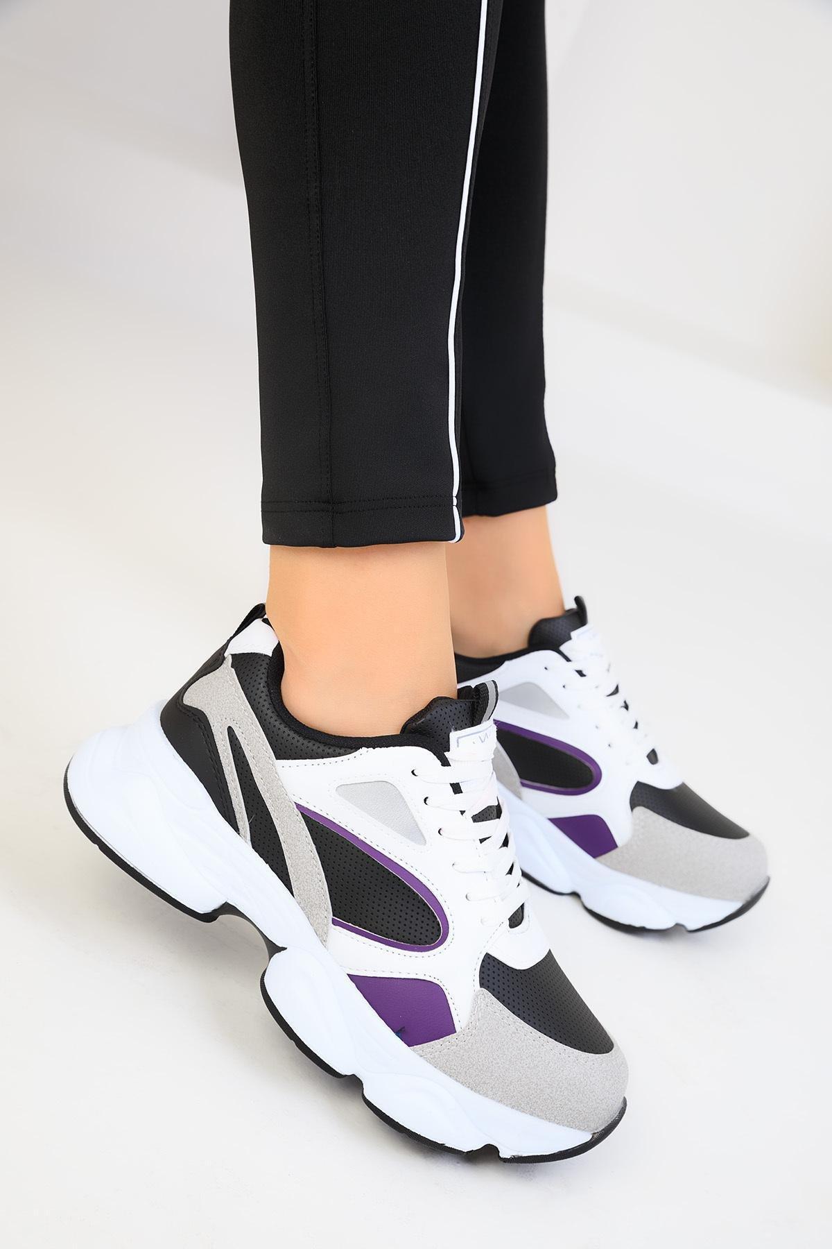 Multicolour Lace-Up Sneakers, C101_2787, large image number 2