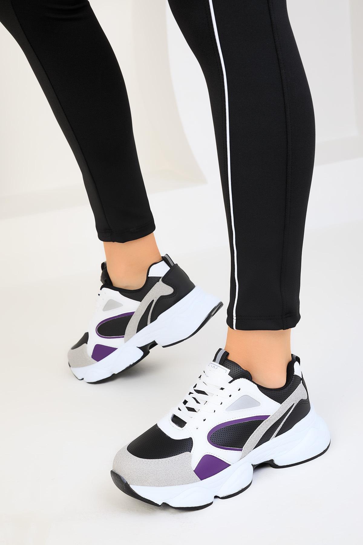 Multicolour Lace-Up Sneakers, C101_2787, large image number 4