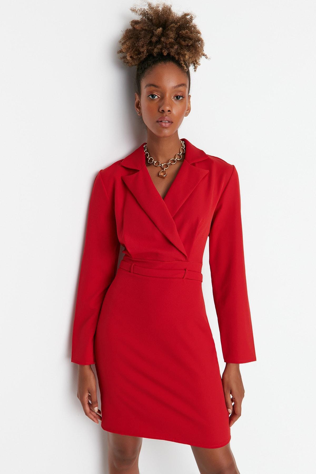 Red Bodycon Mini Dress, , large image number 2