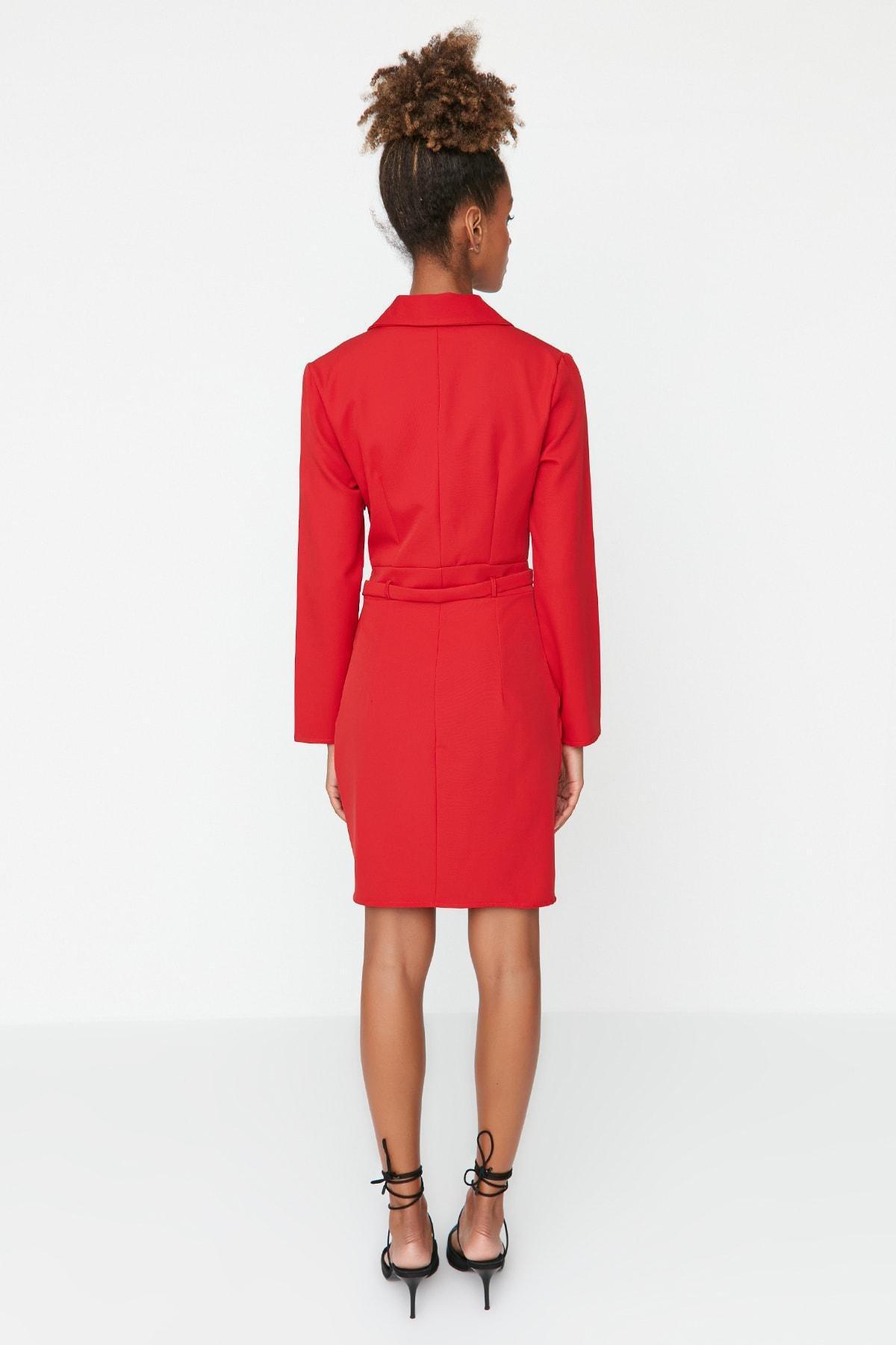 Red Bodycon Mini Dress, , large image number 4