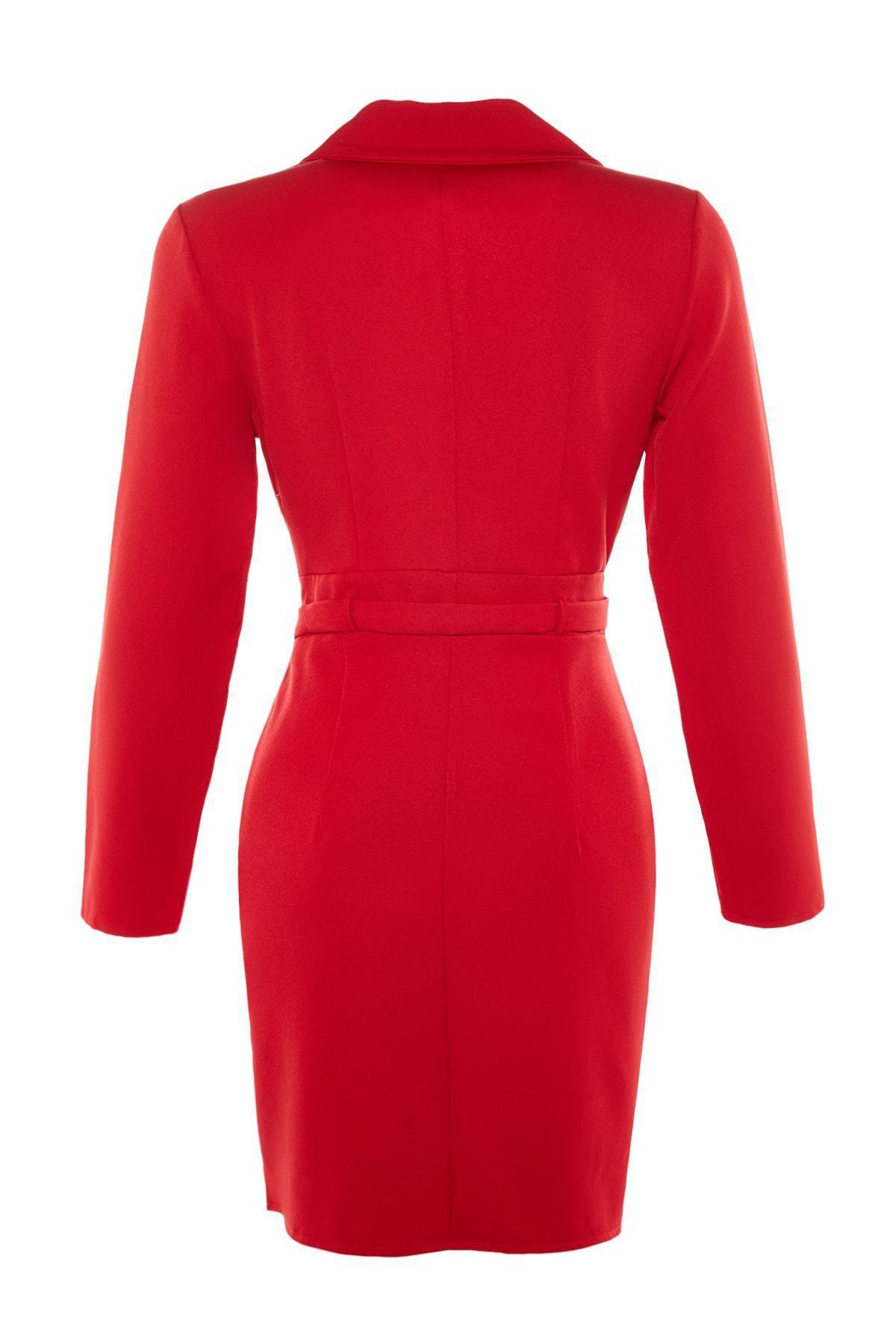 Red Bodycon Mini Dress, , large image number 7