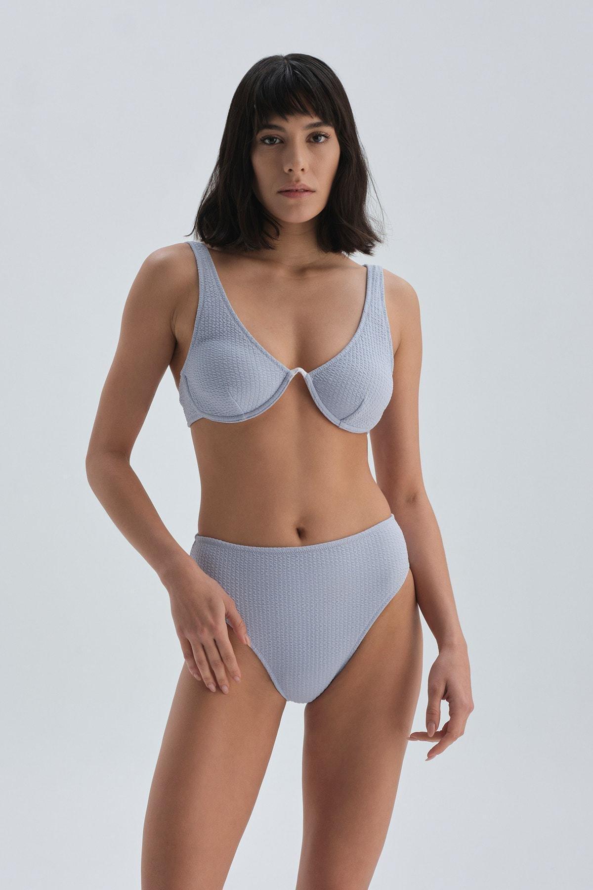 Violet Wire V Bra Bikini Top