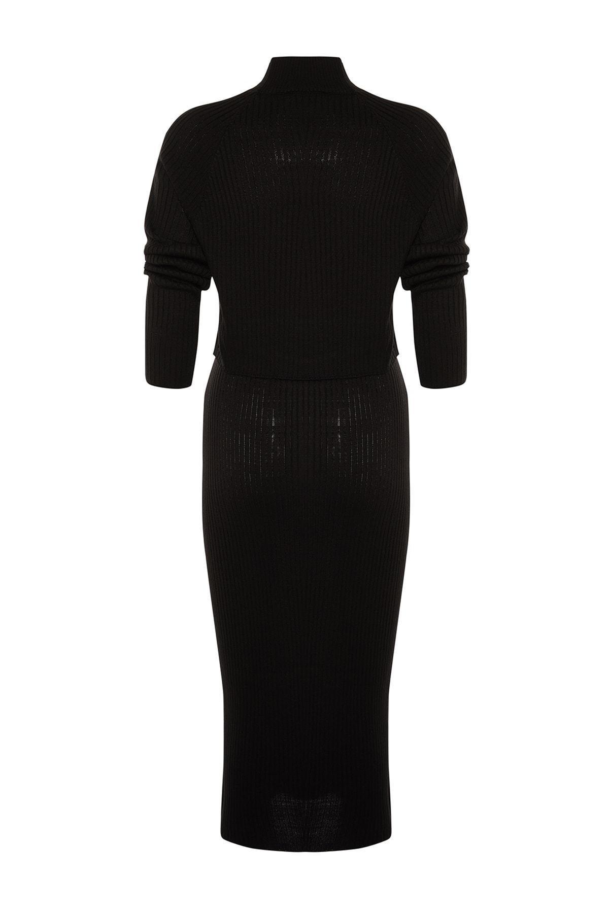 Trendyol - Black Fitted Co-Ord Set