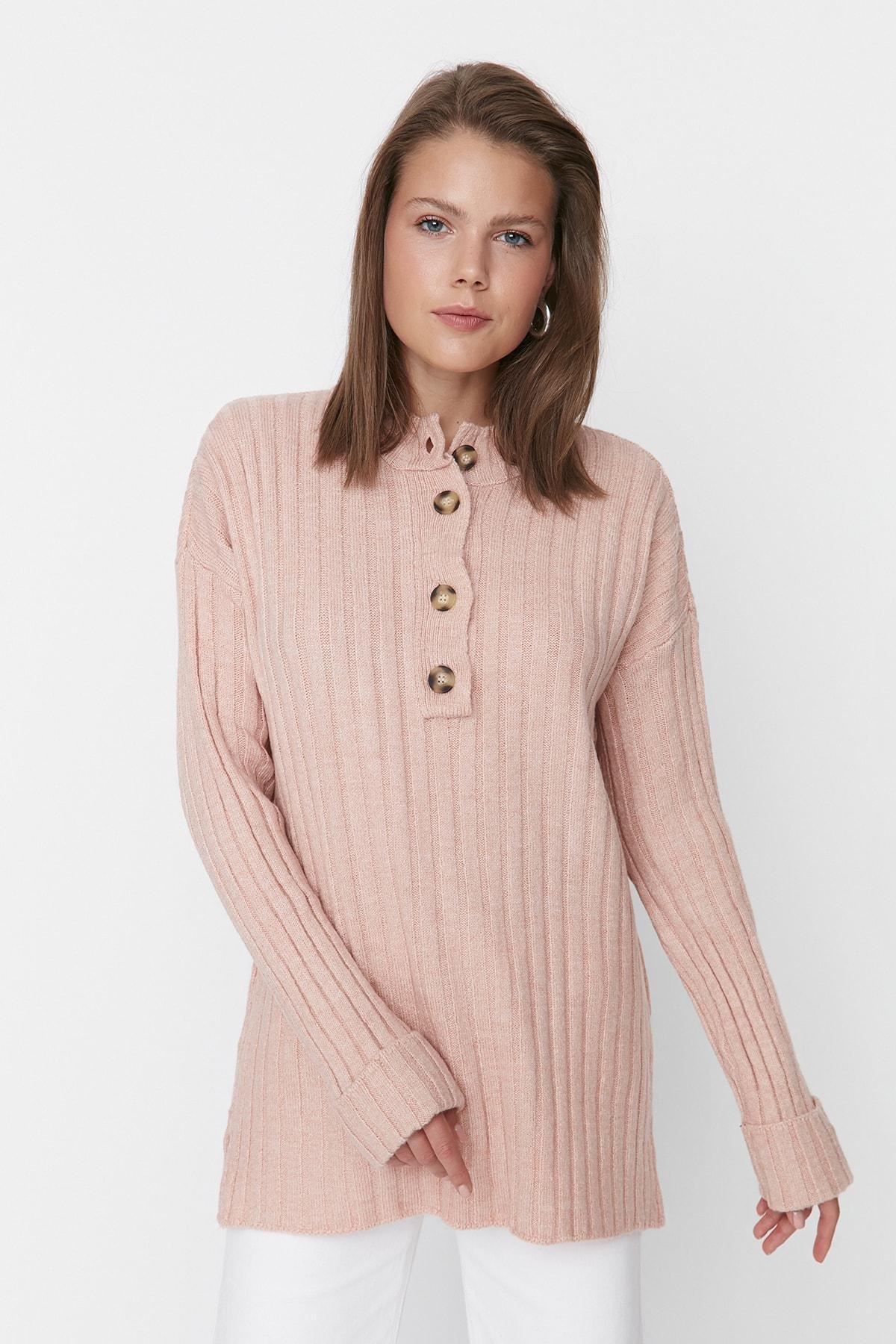 Pink Relaxed Sweater, , large image number 1