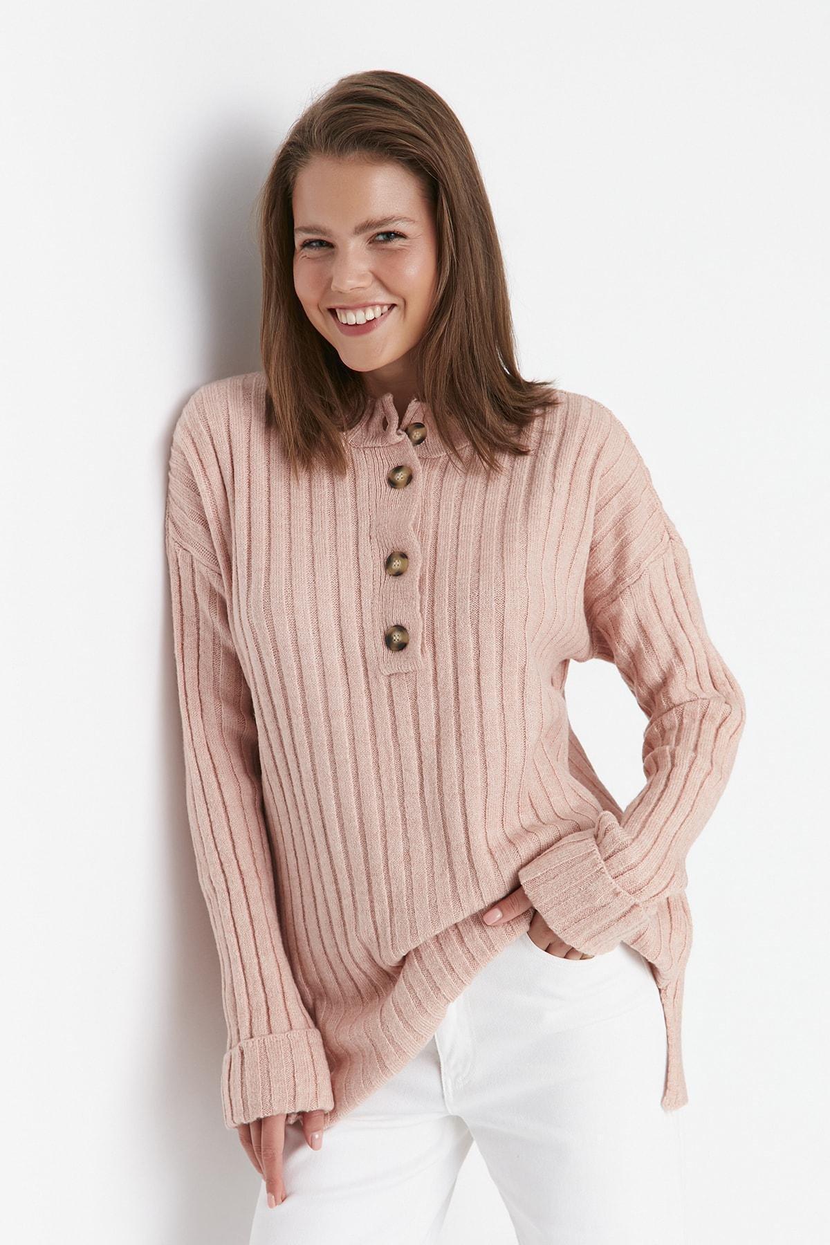 Pink Relaxed Sweater, , large image number 2