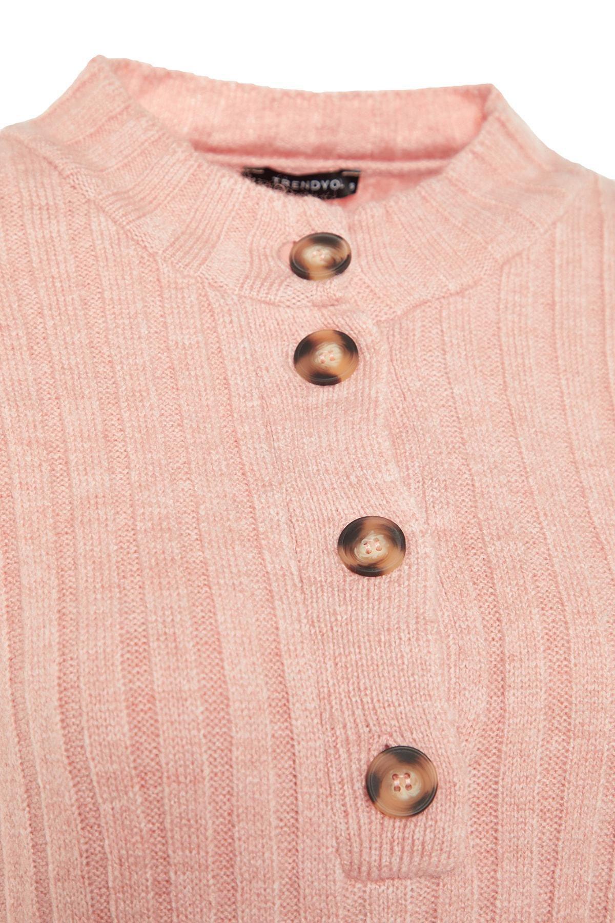 Pink Relaxed Sweater, , large image number 5