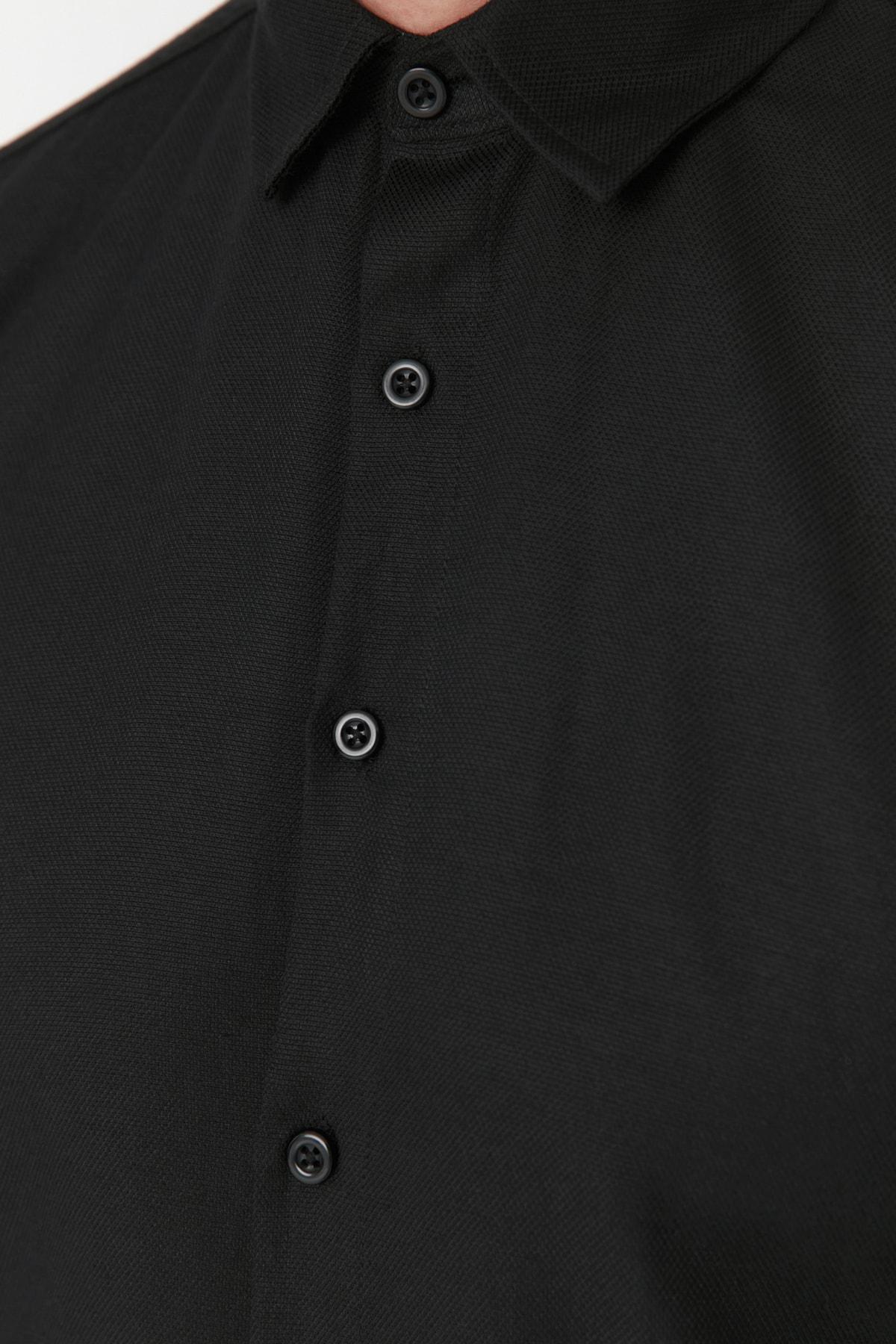 Black Collar Shirt, , large image number 2