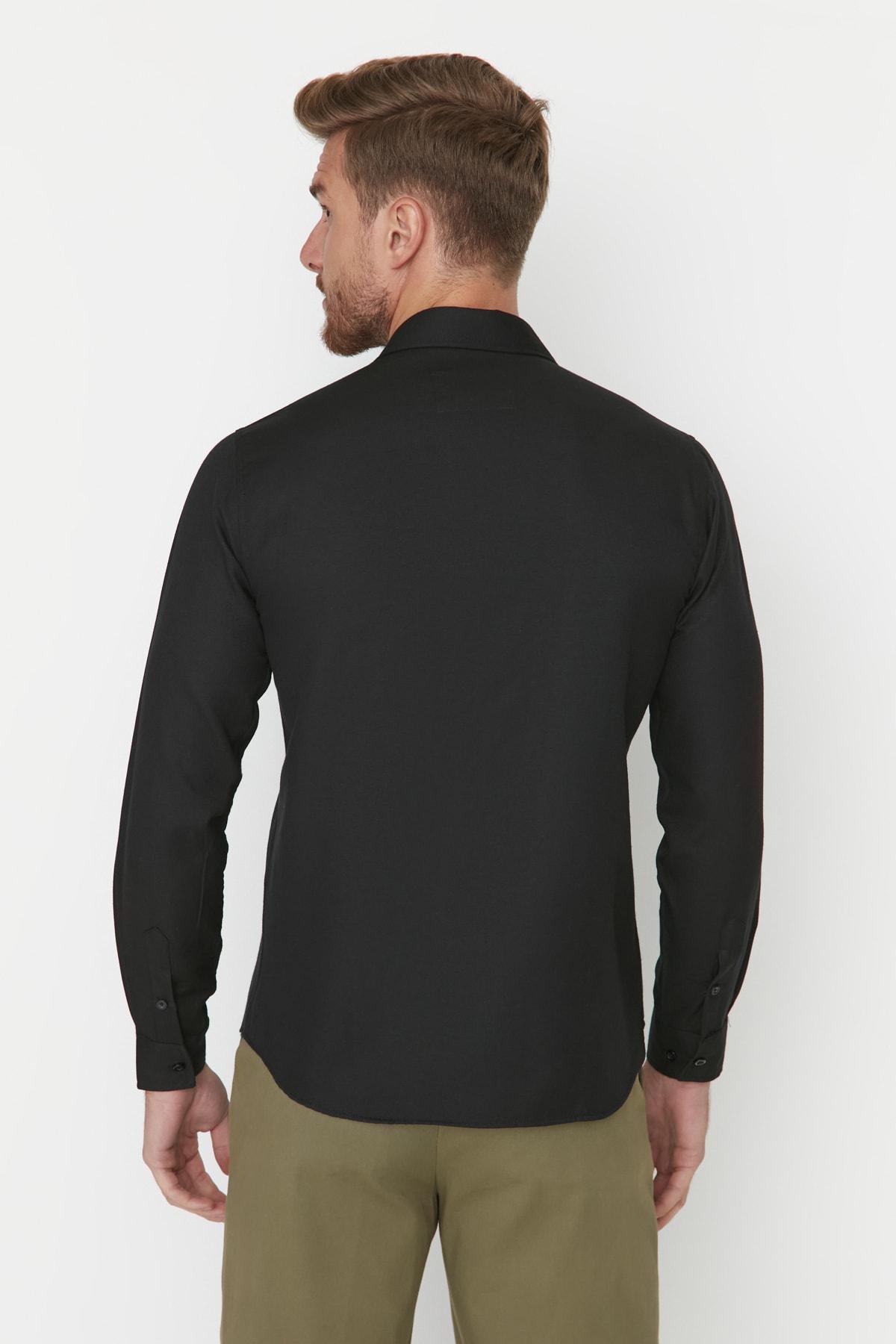 Black Collar Shirt, , large image number 4