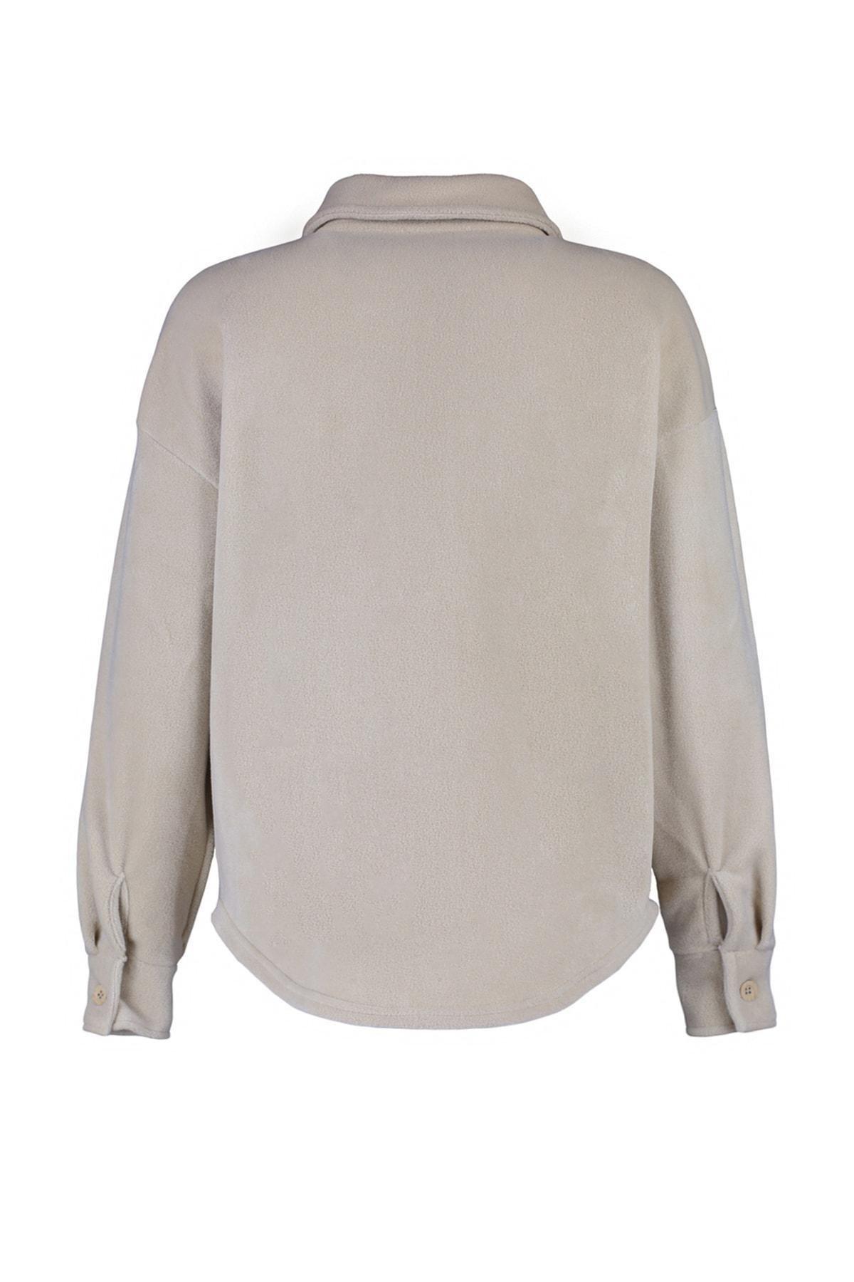 Beige Oversize Jacket, , large image number 7