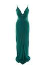Trendyol - Green V-Neck Plus Size Dress