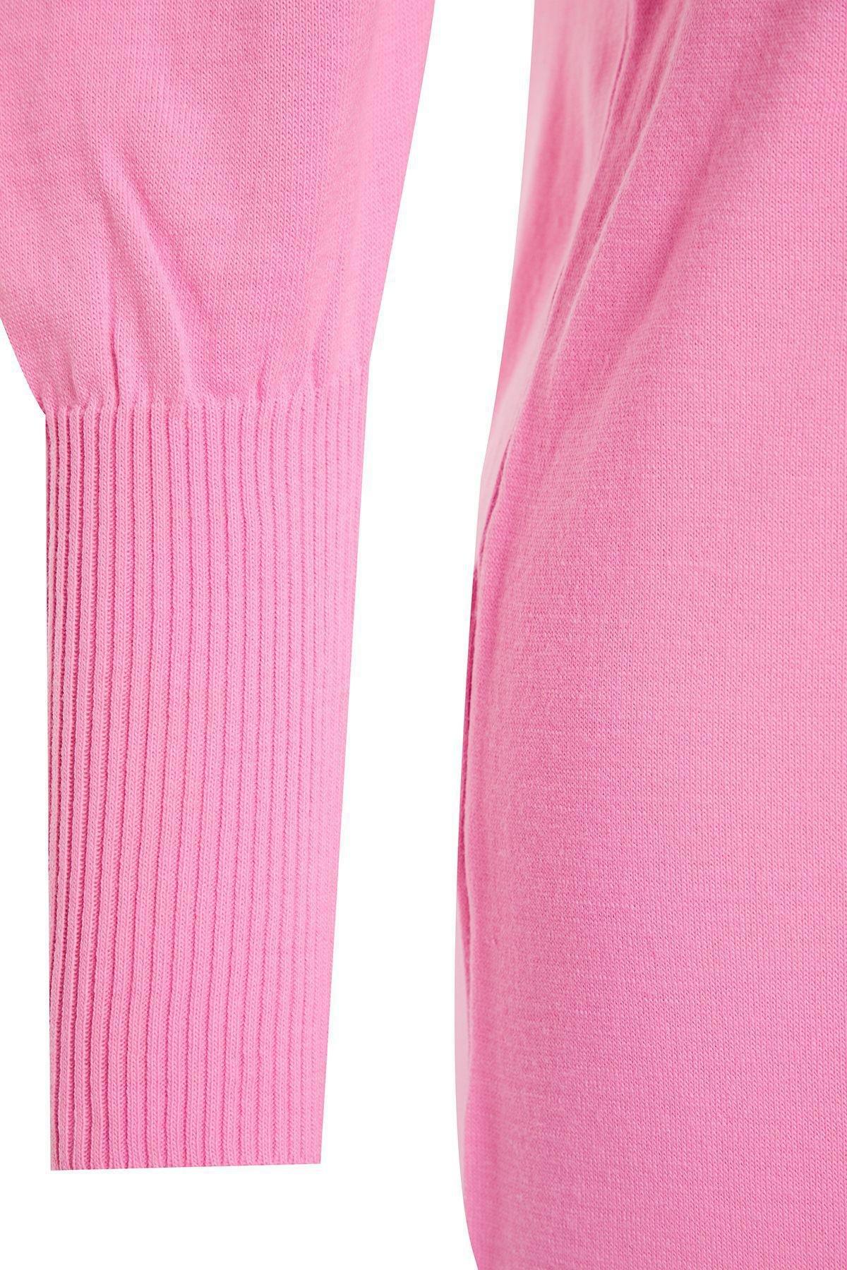 Pink Frill Ruffle Maxi Dress, Pink, large image number 7