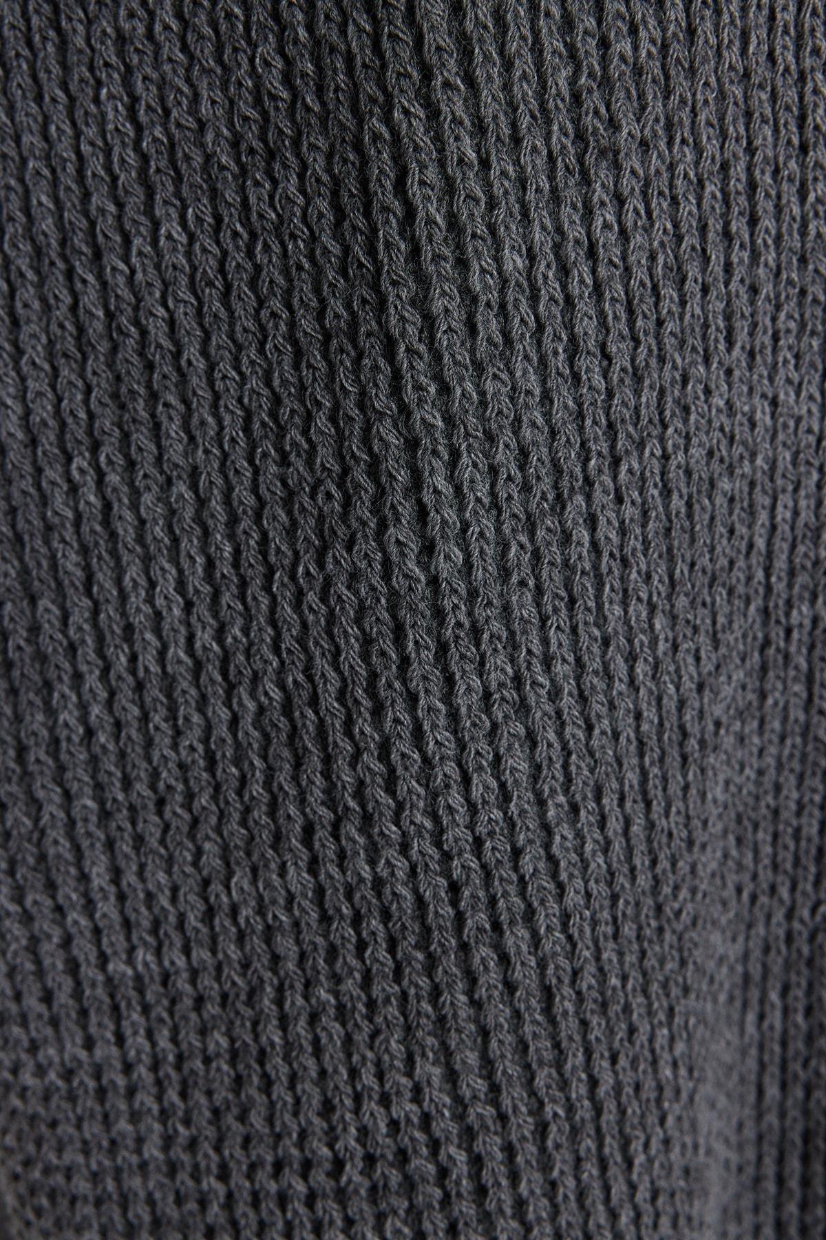 Gray Regular Cardigan, , large image number 3