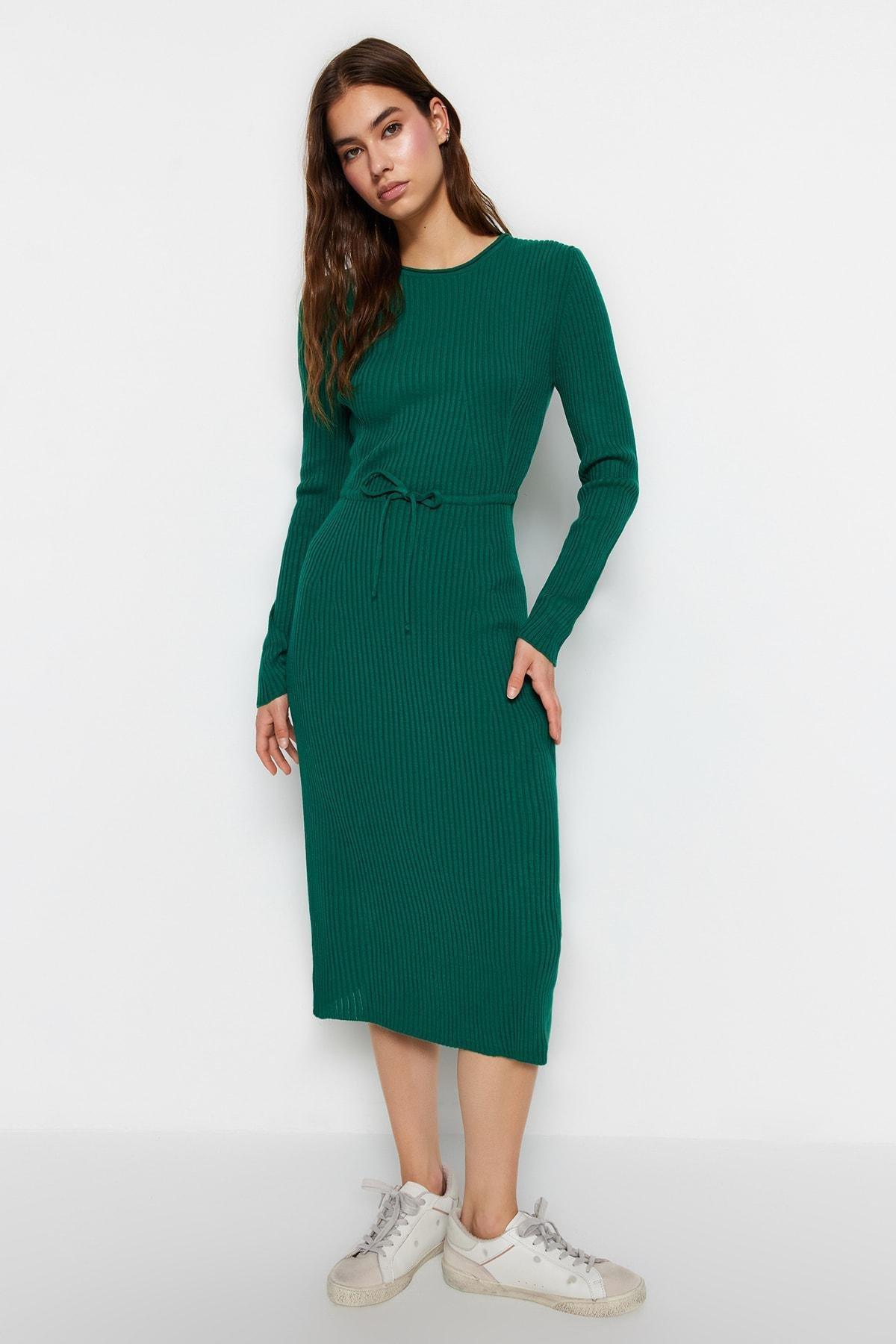 Green Bodycon Dress, Green, large image number 0
