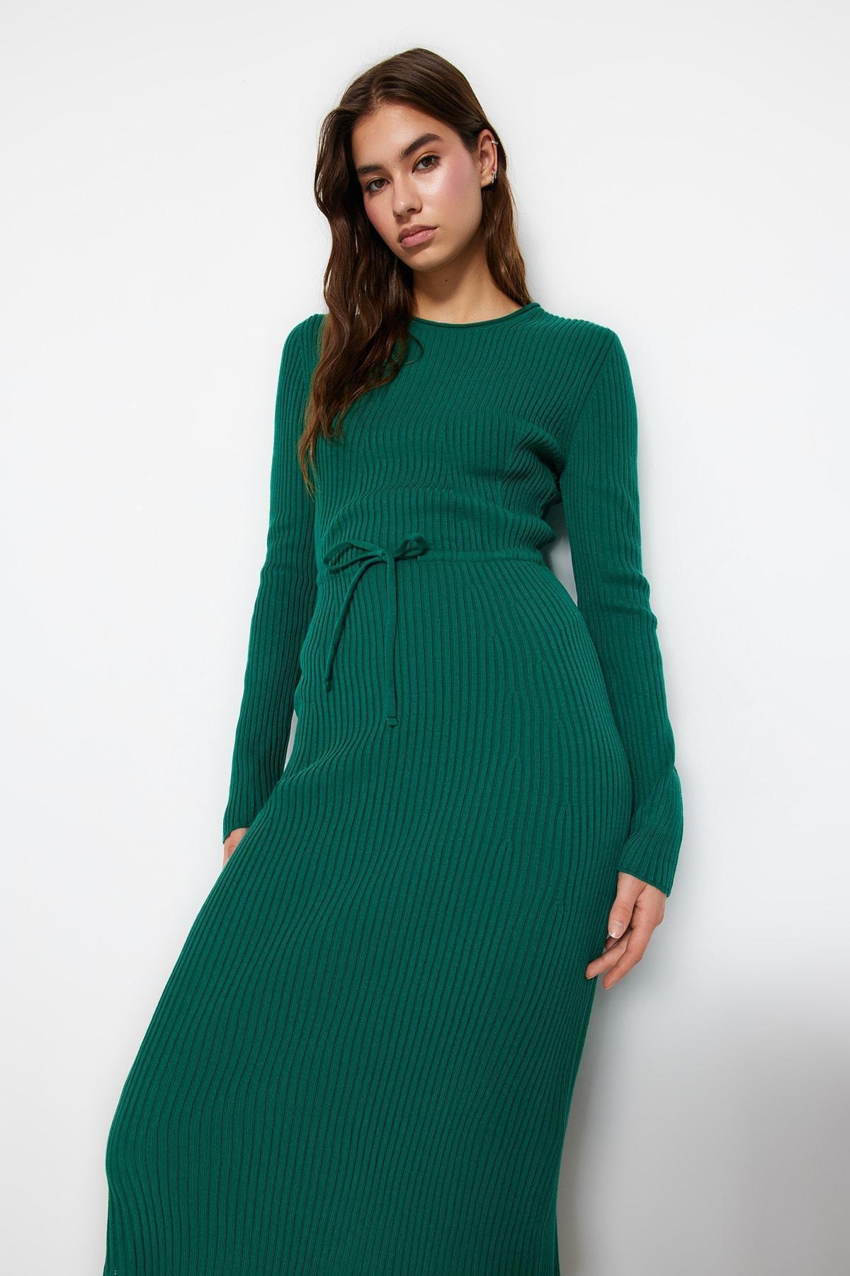Green Bodycon Dress, Green, large image number 1
