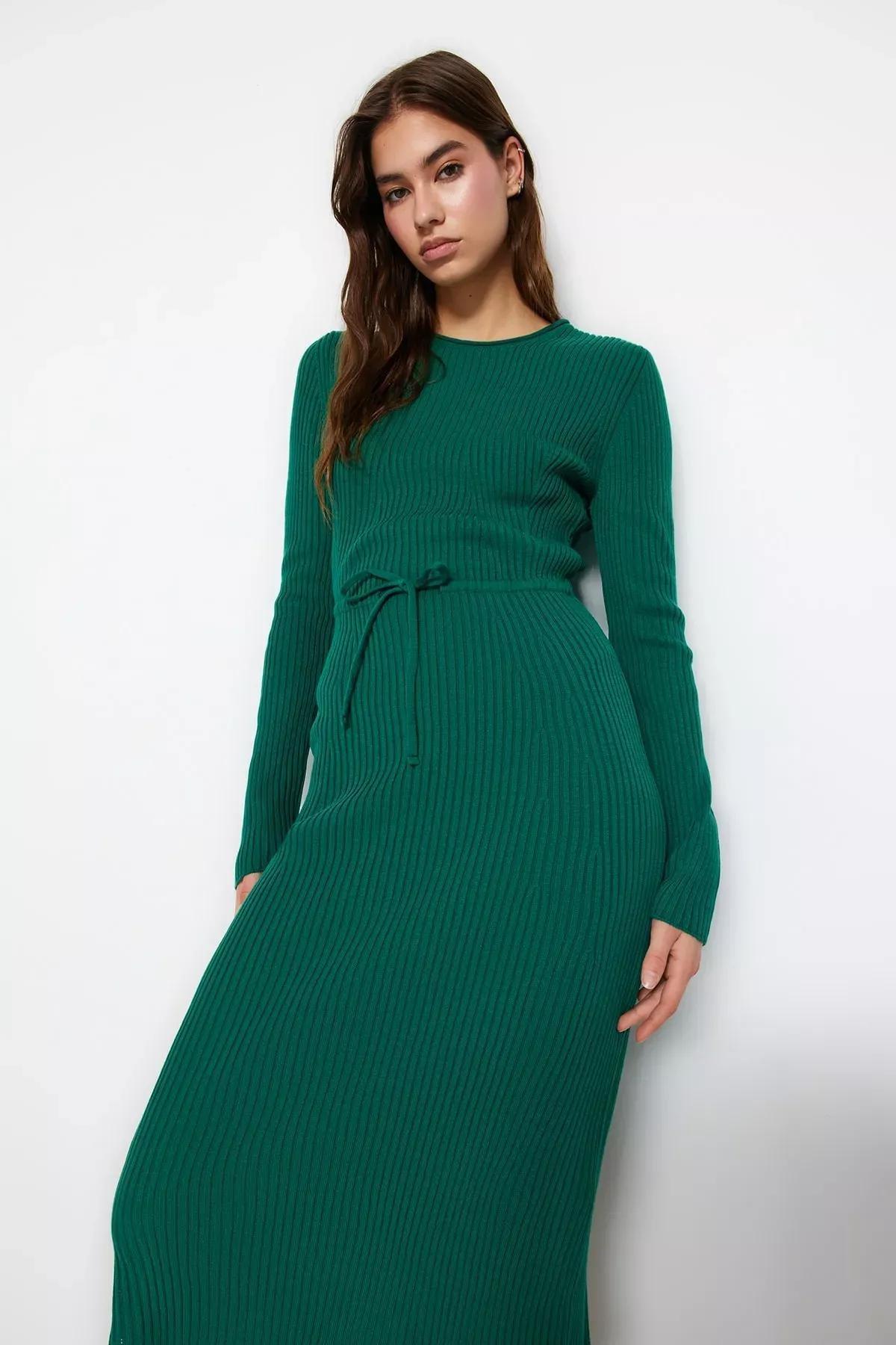 فستان بقصة ضيقة، أخضر, Green, large image number 1