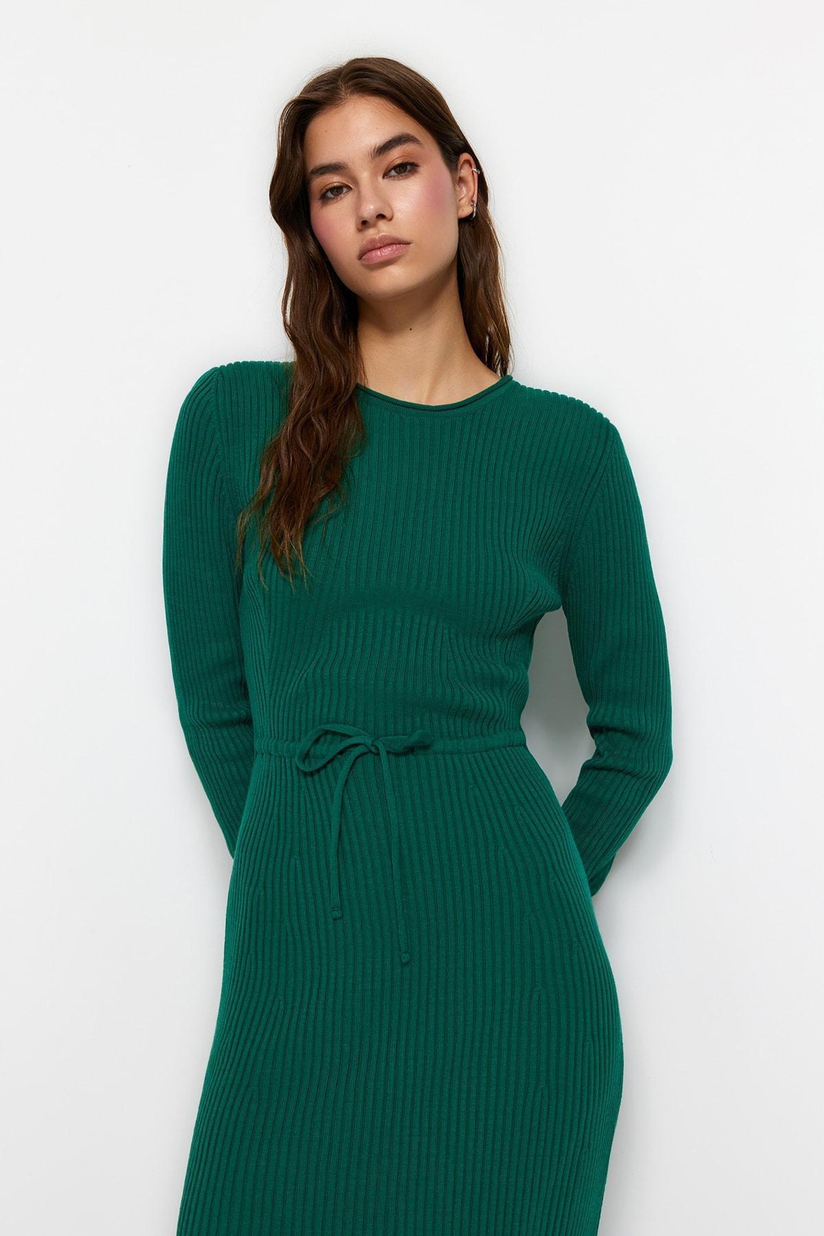 Green Bodycon Dress, Green, large image number 2