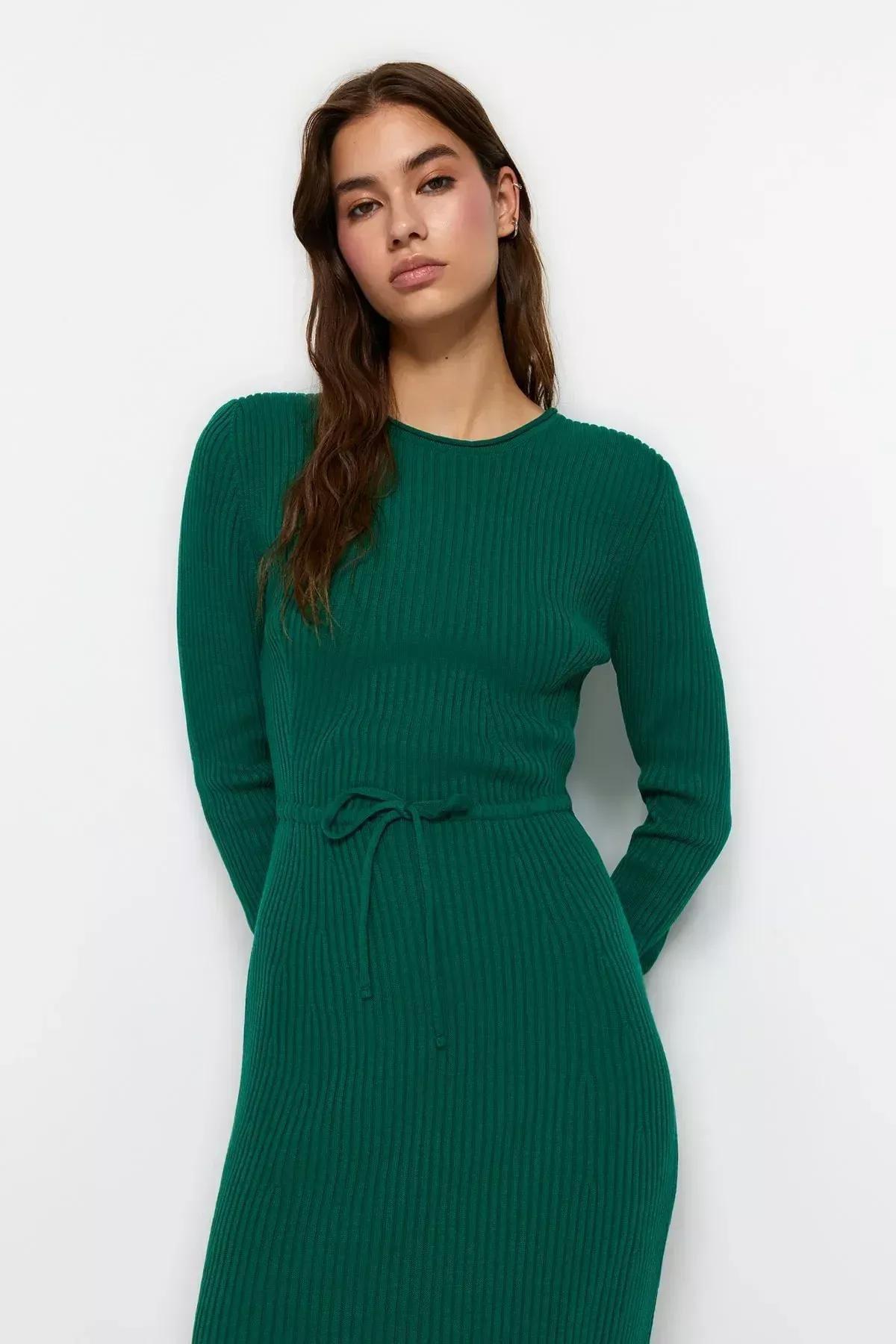 فستان بقصة ضيقة، أخضر, Green, large image number 2