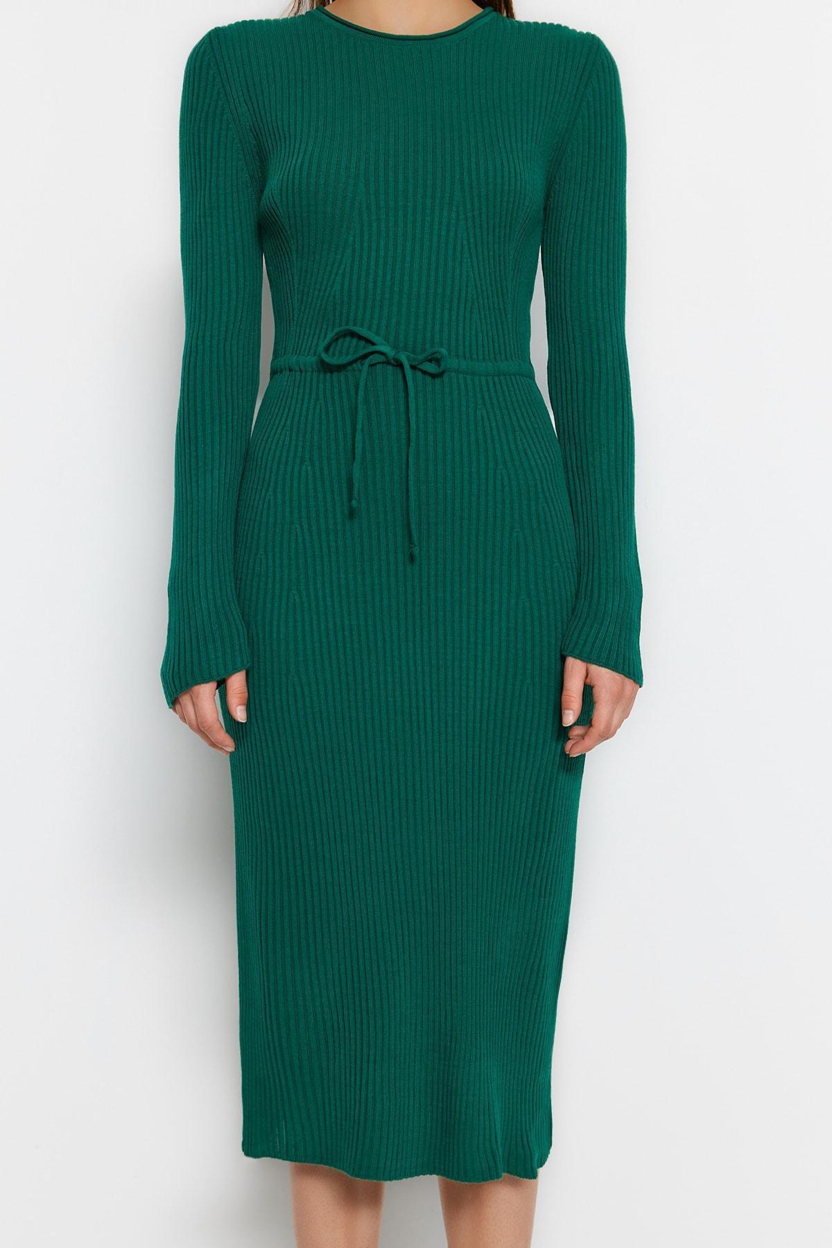 Green Bodycon Dress, Green, large image number 3