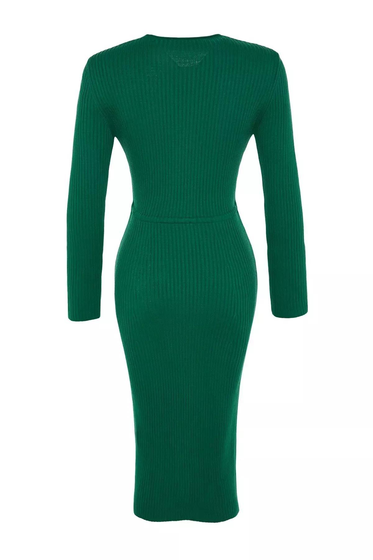 فستان بقصة ضيقة، أخضر, Green, large image number 6