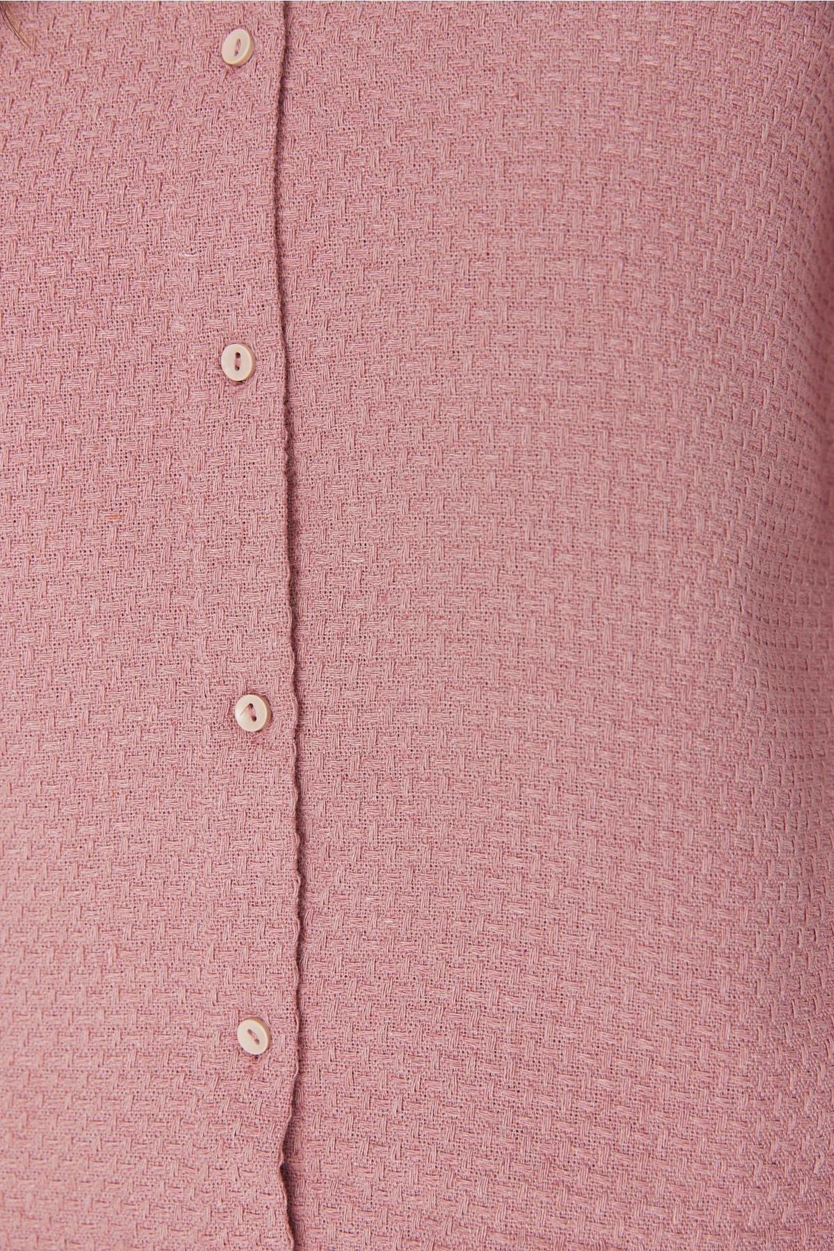 Trendyol - Pink Oversize Shirt