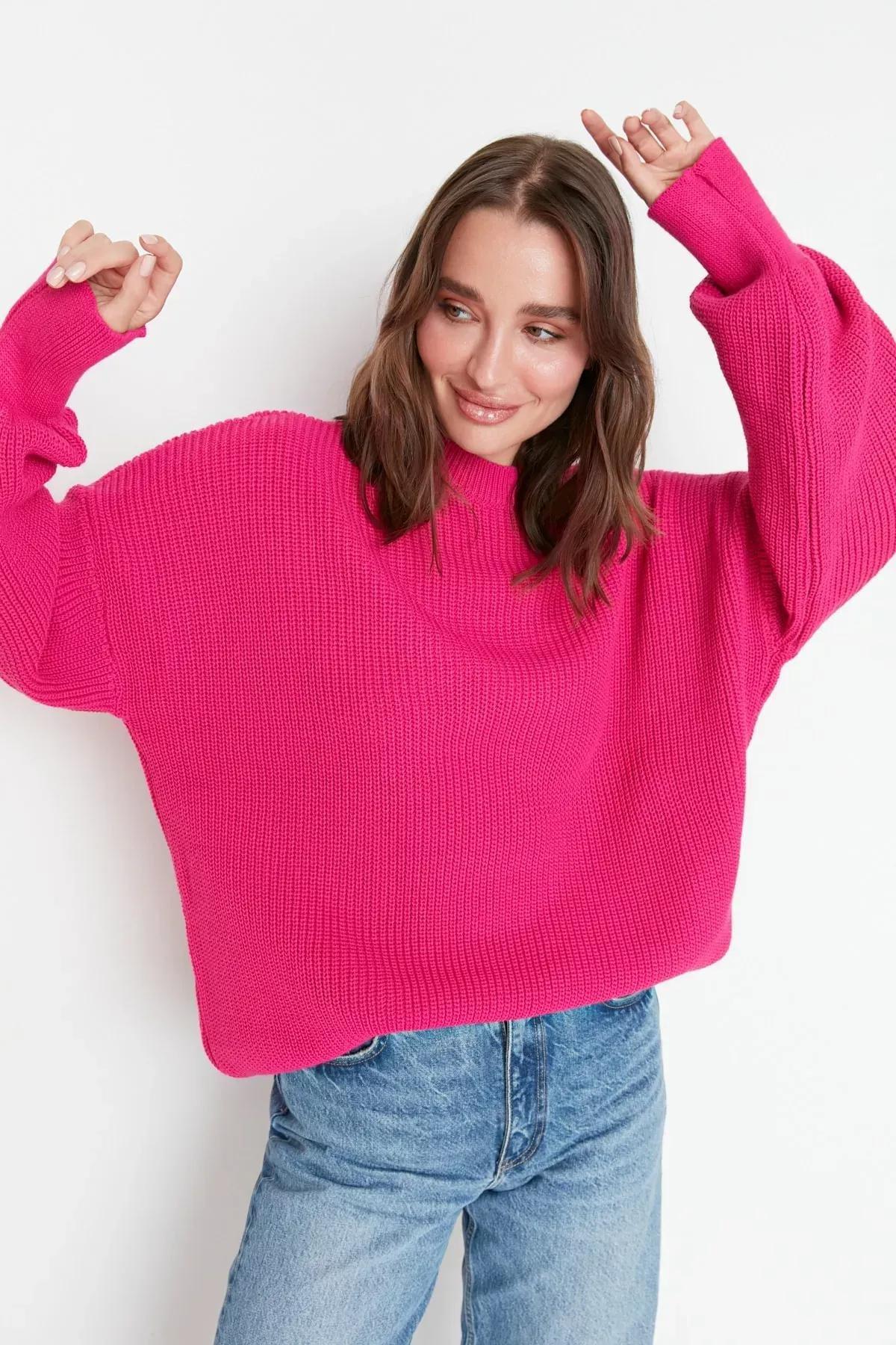 سترة بقصة فضفاضة، وردي, Pink, large image number 0