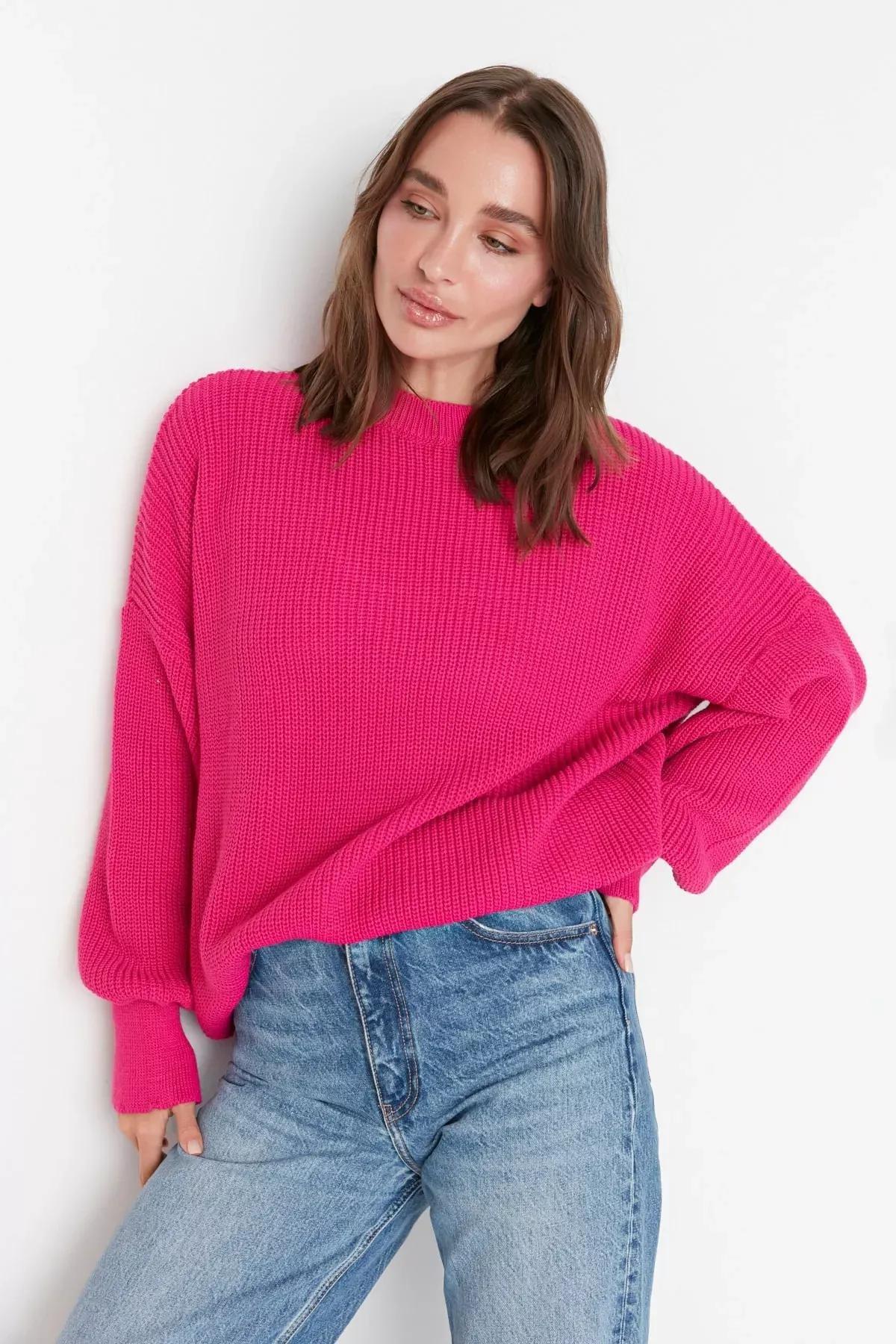 سترة بقصة فضفاضة، وردي, Pink, large image number 1
