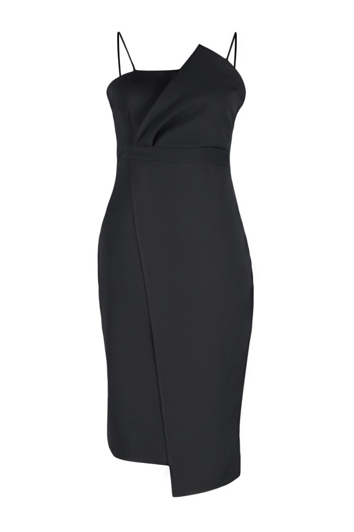 Trendyol - Black Bodycon Plus Size Dress