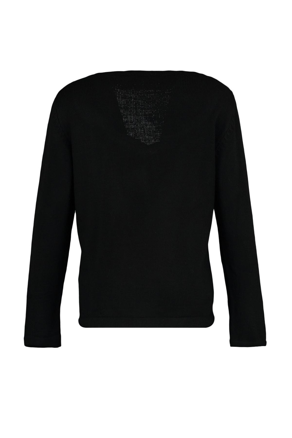 Black Sweetheart Plus Size Sweater, , large image number 5