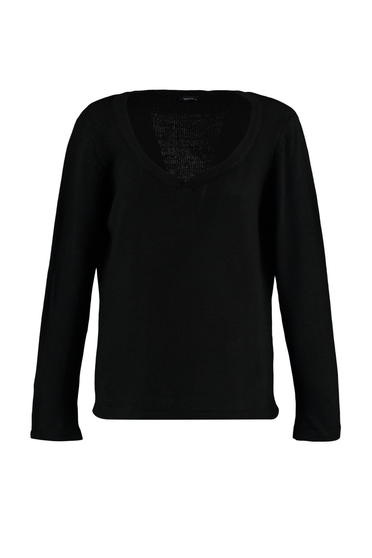 Black Sweetheart Plus Size Sweater, , large image number 6