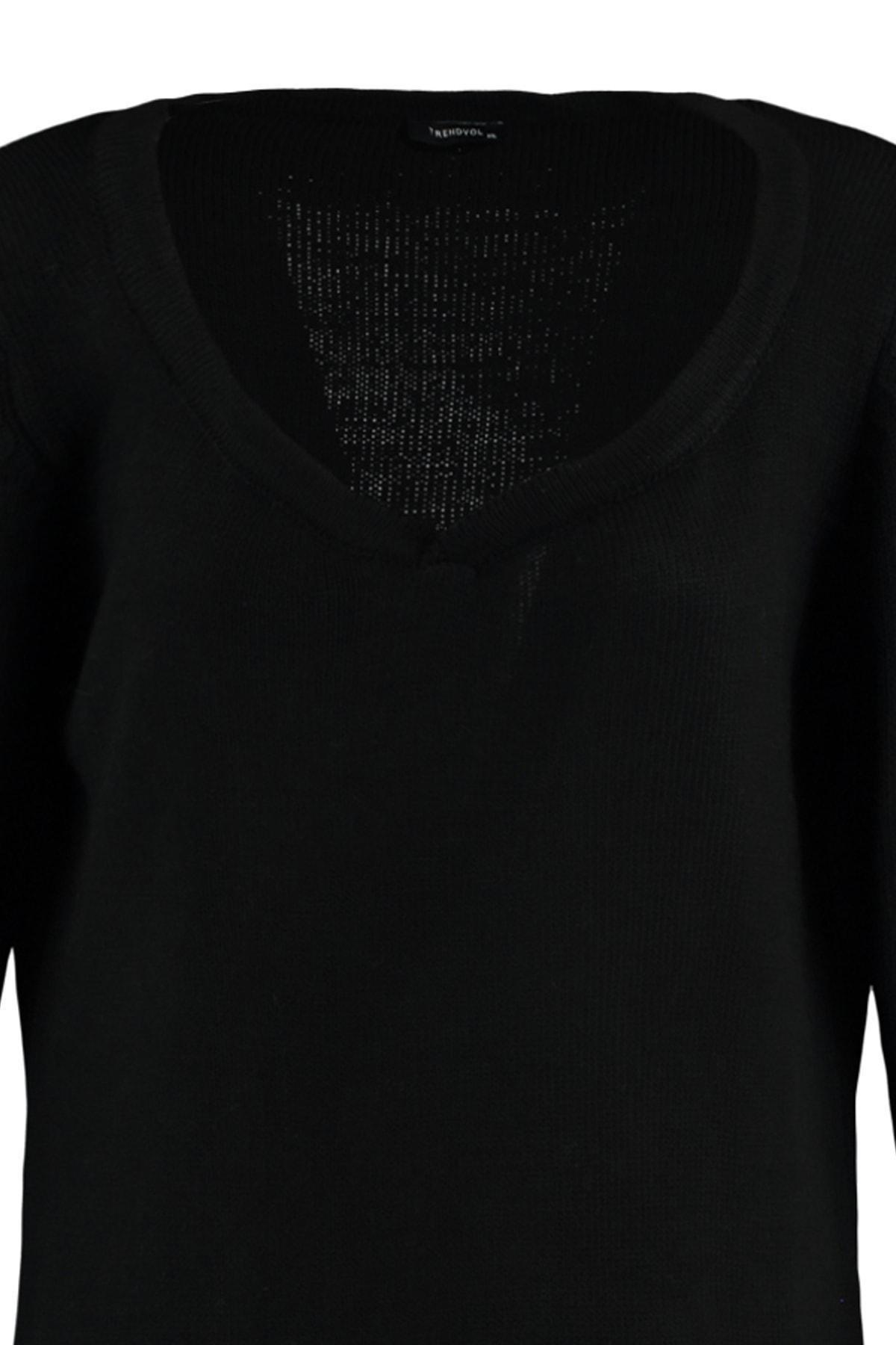 Black Sweetheart Plus Size Sweater, , large image number 7