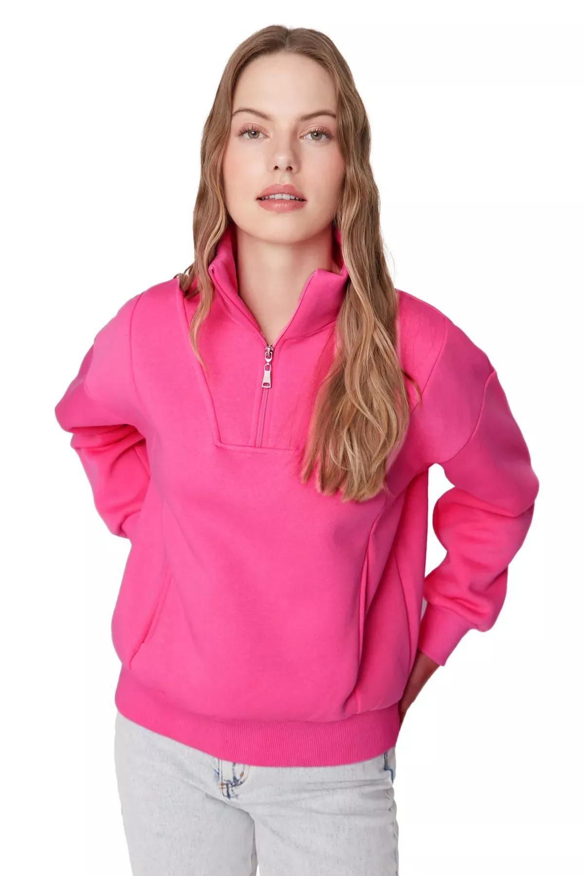 Pink Regular Sweatshirt, Pink, large image number 0