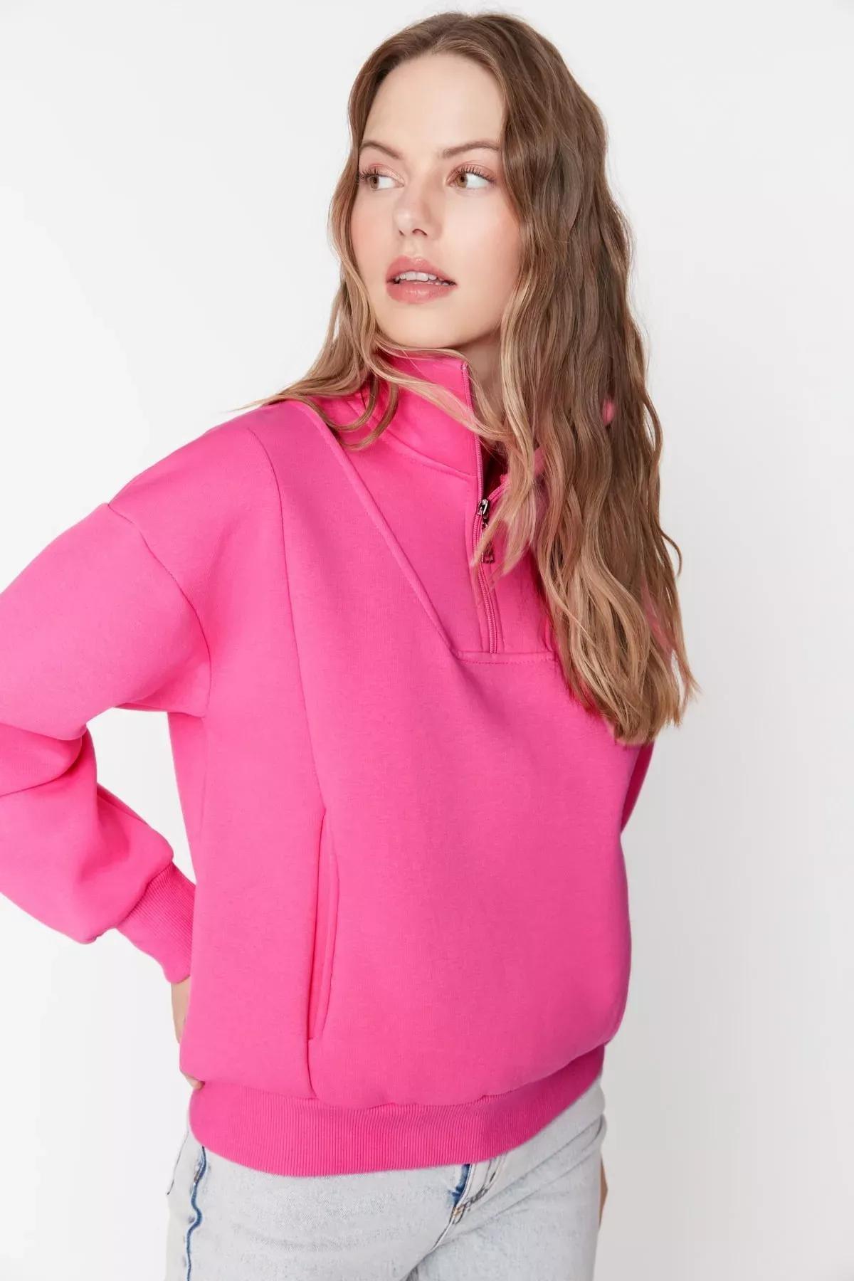 Pink Regular Sweatshirt, Pink, large image number 1