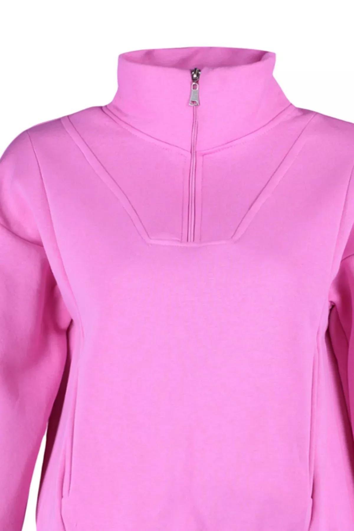 Pink Regular Sweatshirt, Pink, large image number 5