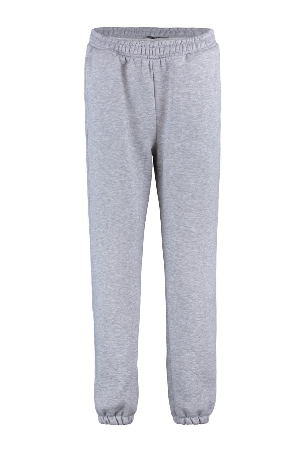 Trendyol - Gray Slim Sweatpants