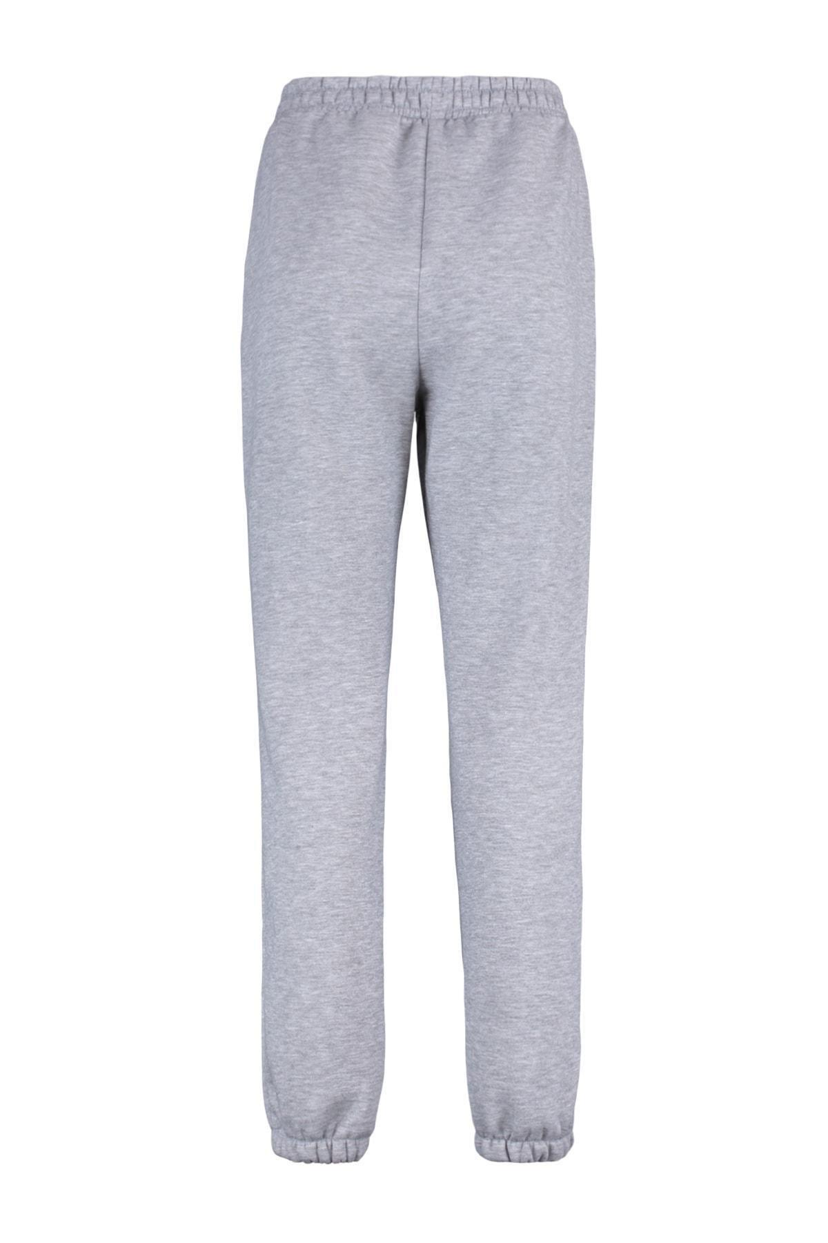 Trendyol - Gray Slim Sweatpants