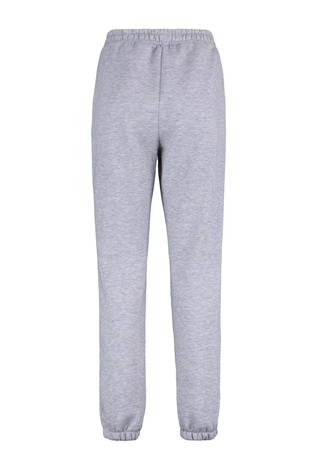 Gray Slim Sweatpants, Gray, large image number 10