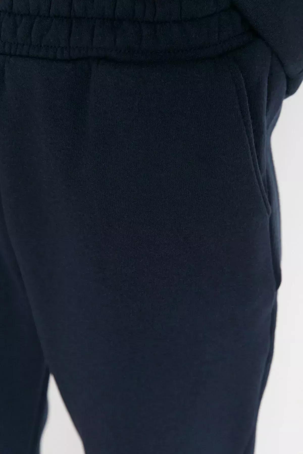 بنطال رياضي بقصة فضفاضة، كحلي, Dark blue, large image number 4
