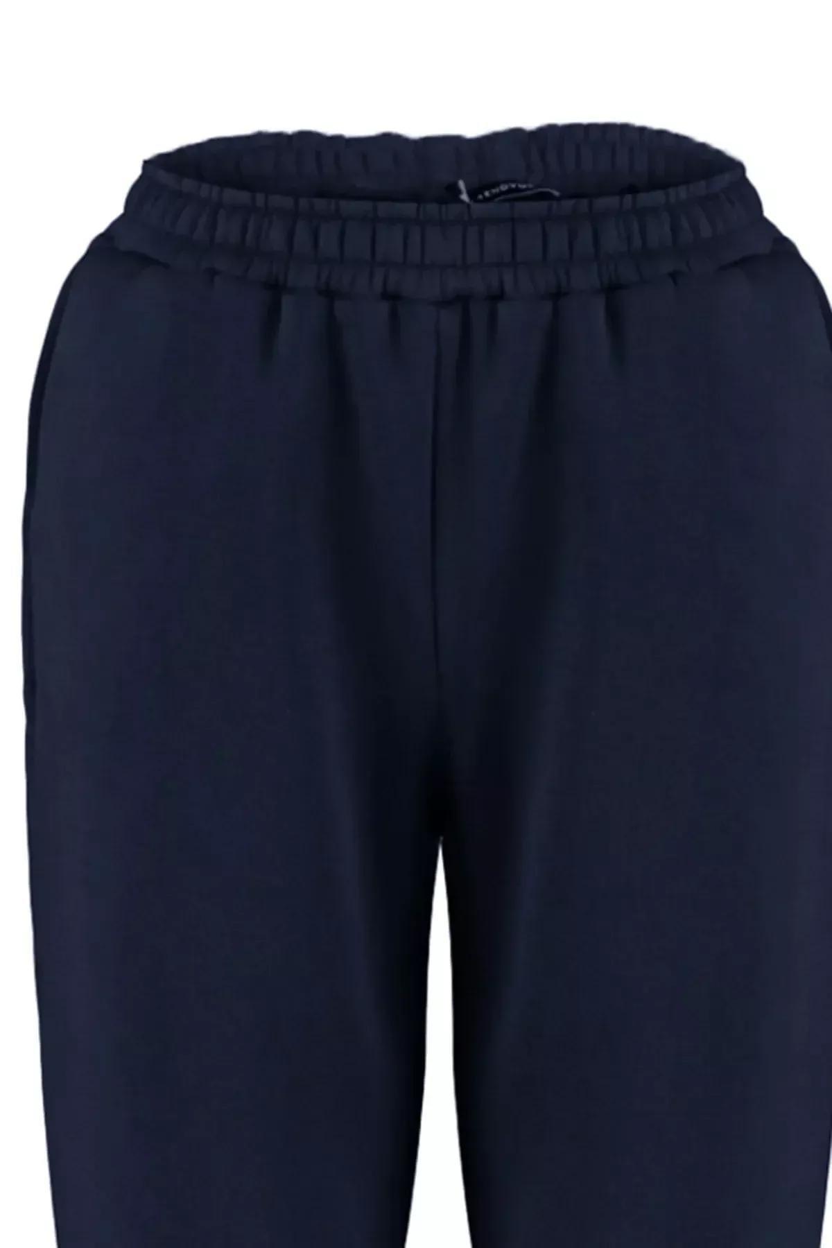 بنطال رياضي بقصة فضفاضة، كحلي, Dark blue, large image number 9