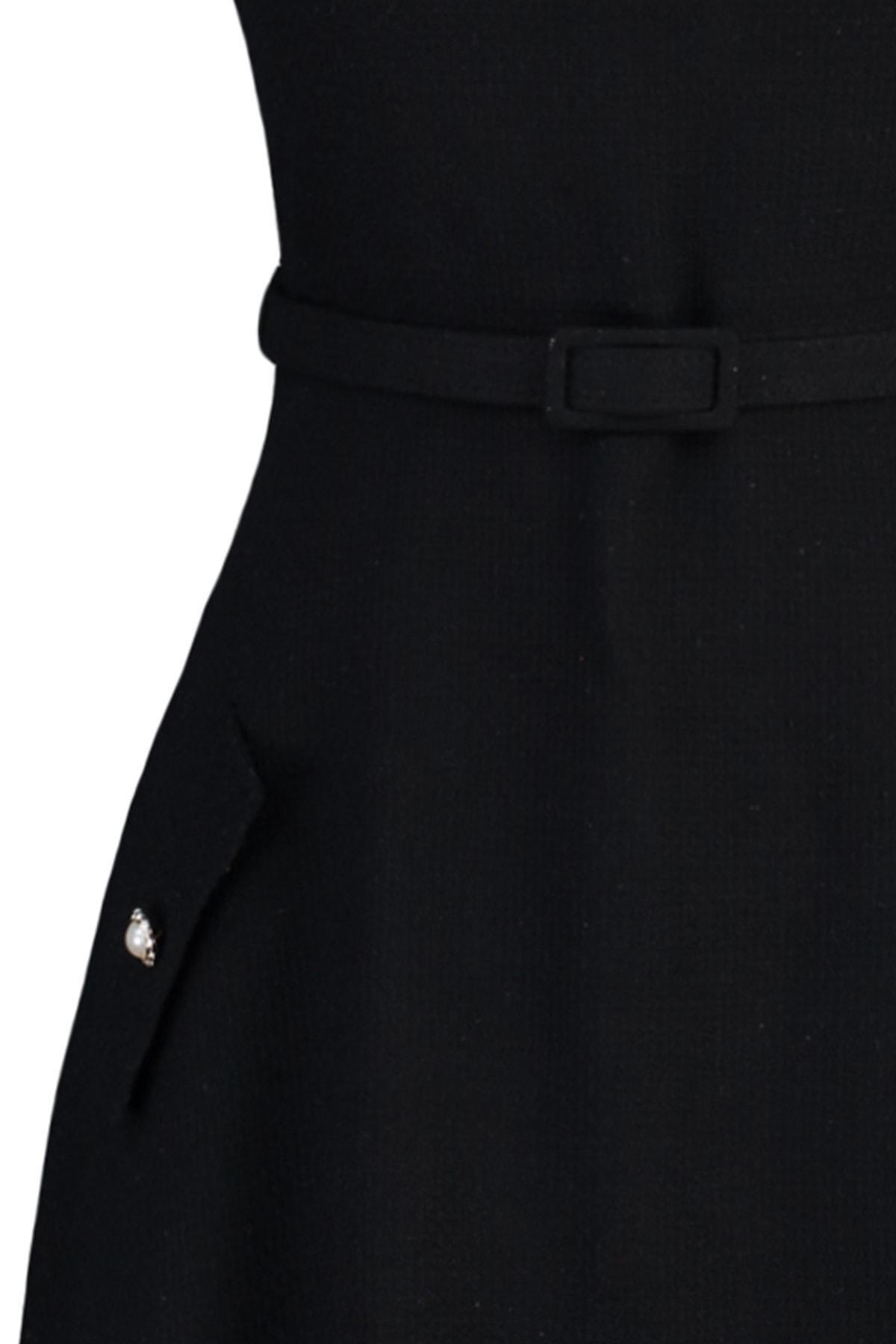 Black Women Gilet, , large image number 6