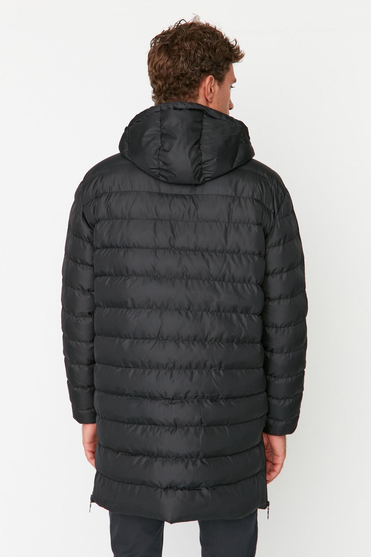 Black Puffer Jacket, , large image number 5