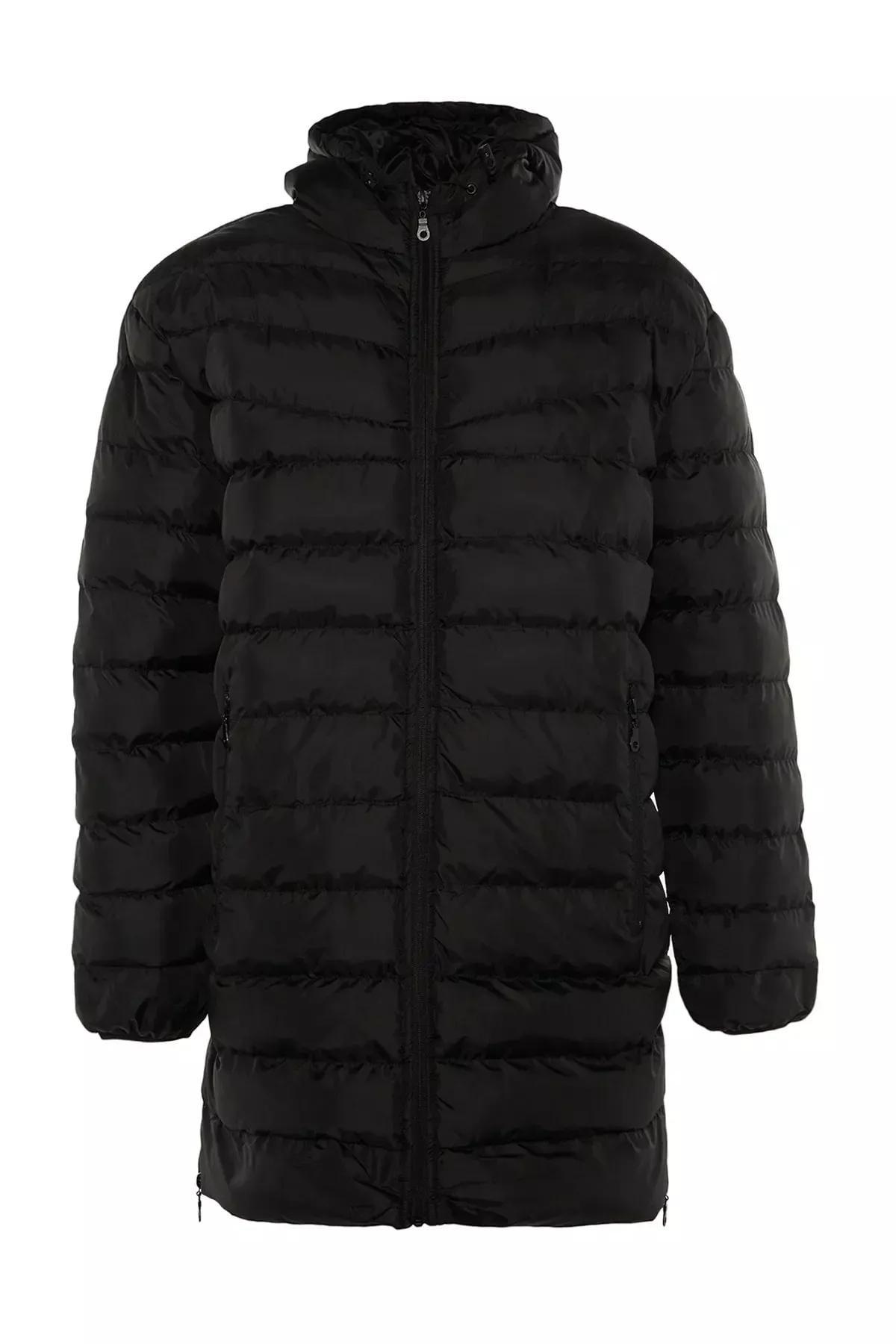 Black Puffer Jacket, , large image number 5