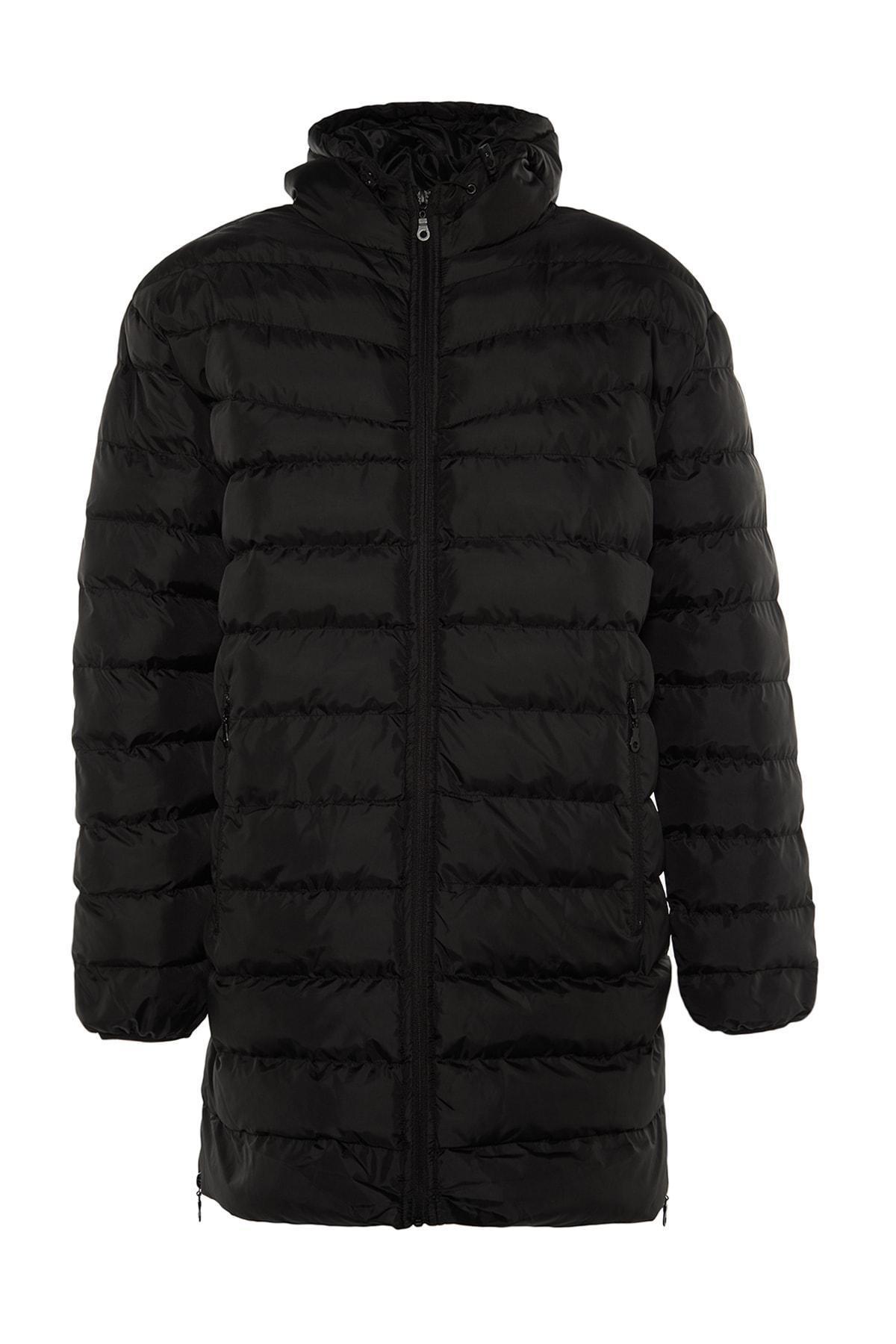 Black Puffer Jacket, , large image number 6