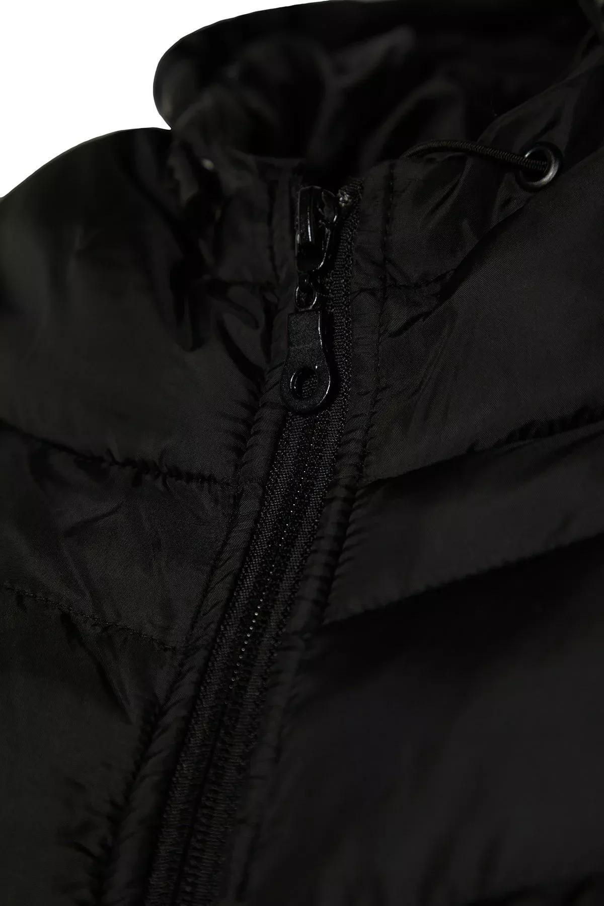 Black Puffer Jacket, , large image number 6